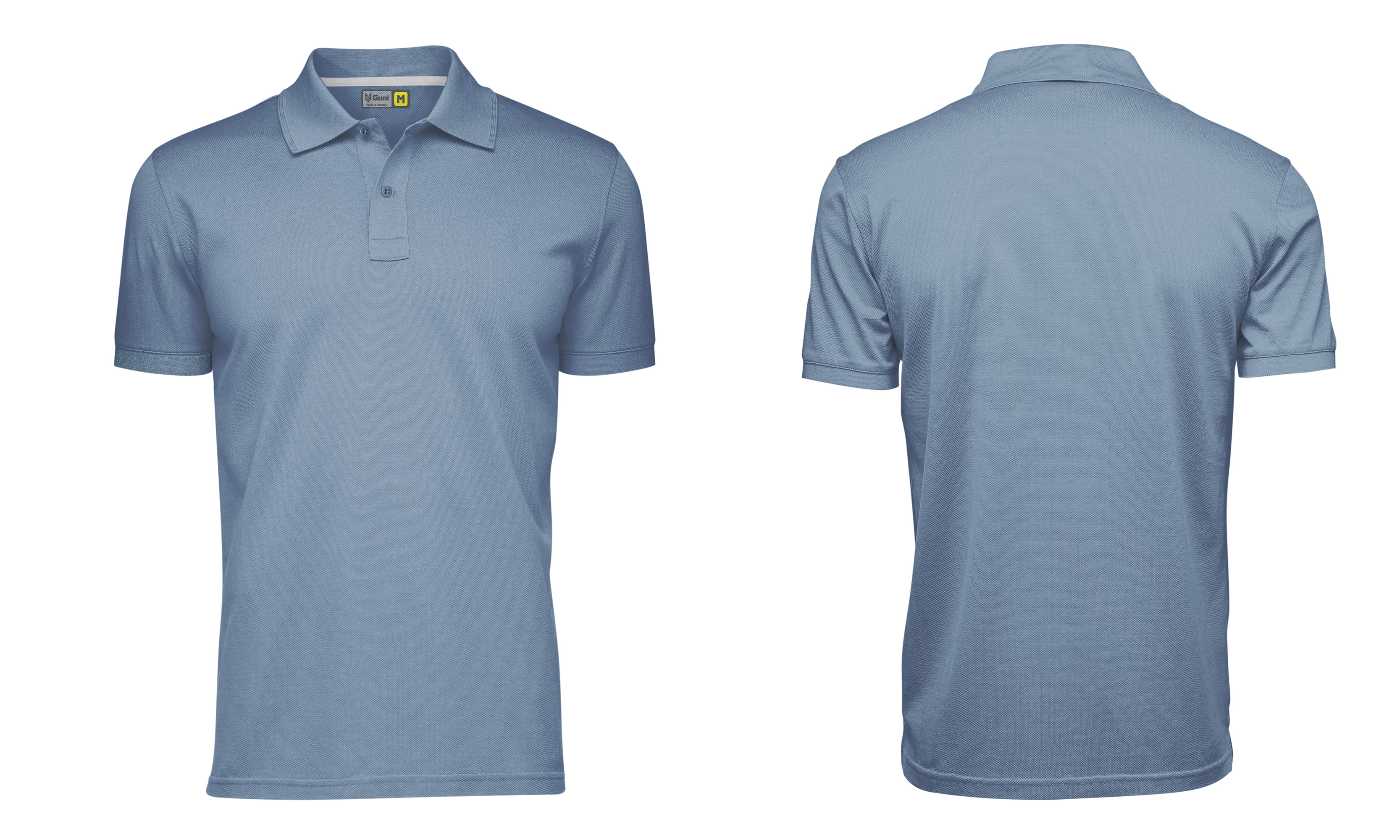 Áo Polo Guni Basic CSPL 15 Xám Khói