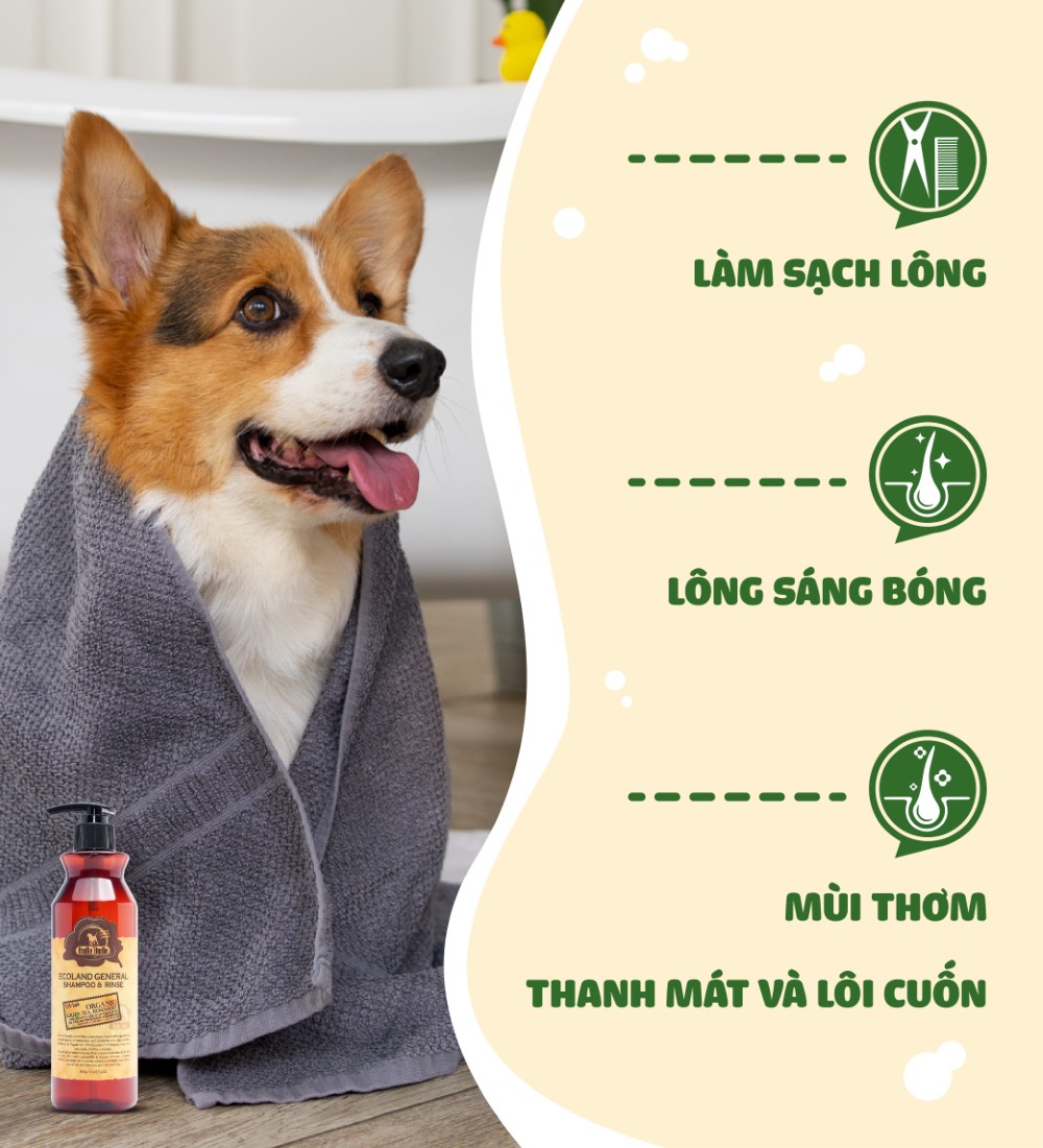 Dầu gội và xả cho chó Budle'Budle