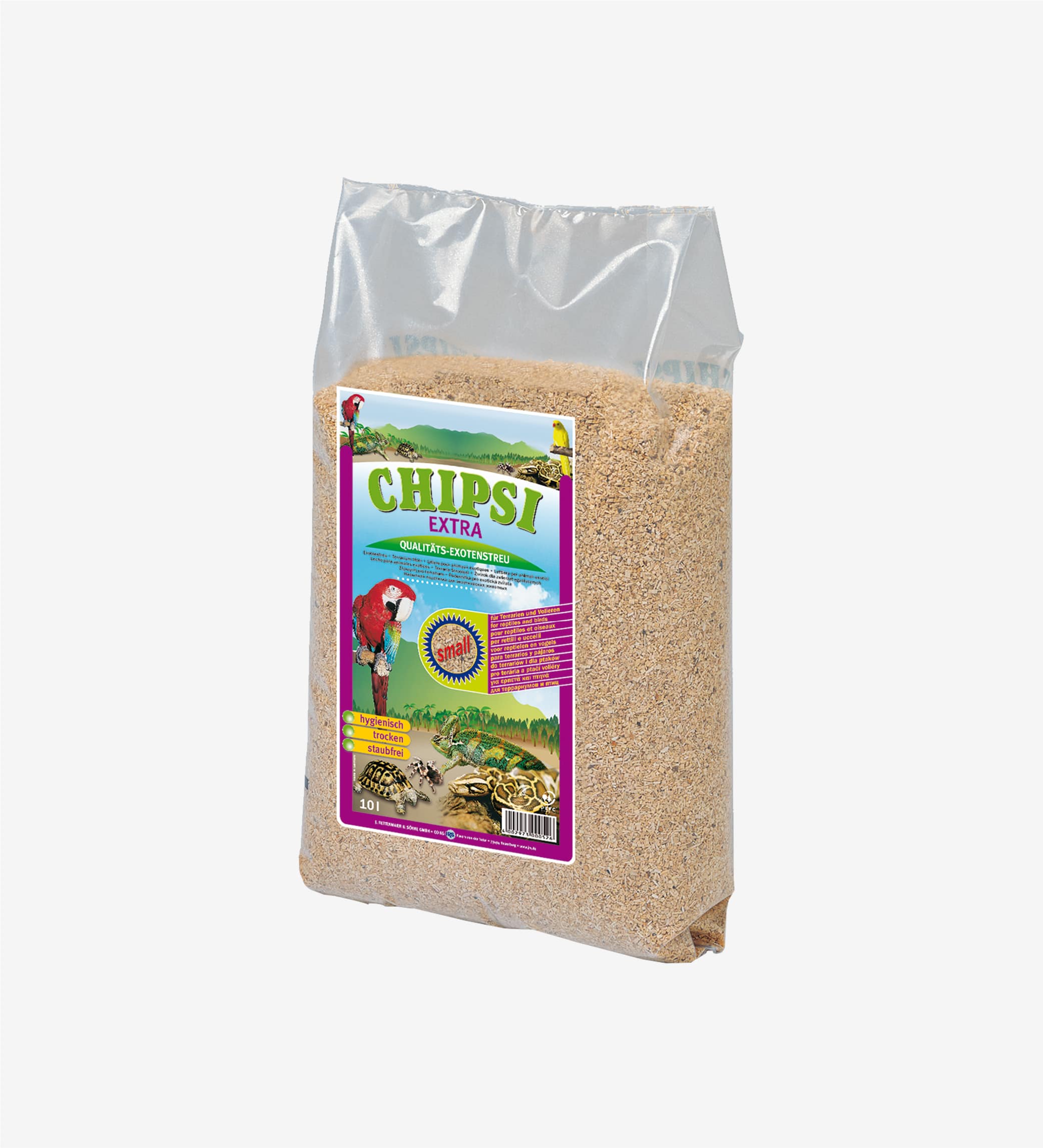 Lót chuồng cho bò sát Chipsi Extra