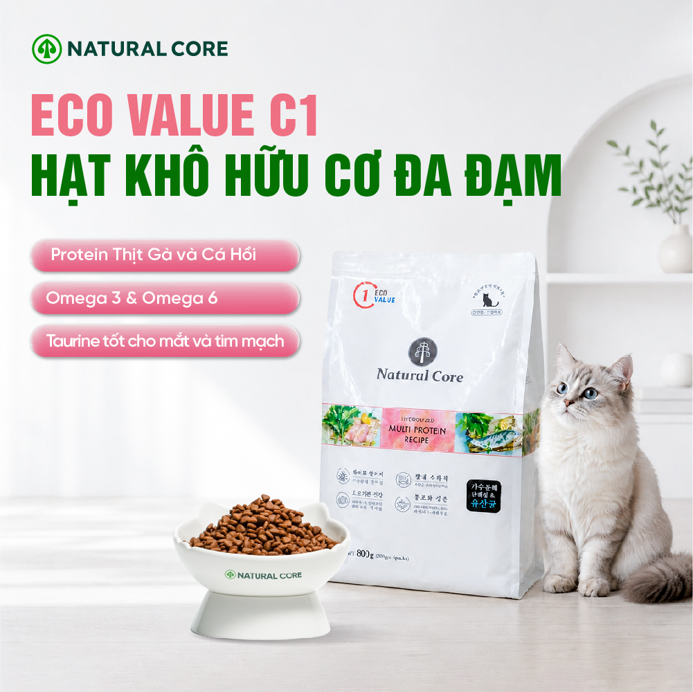 Thức ăn đa đạm cho mèo ECO C1