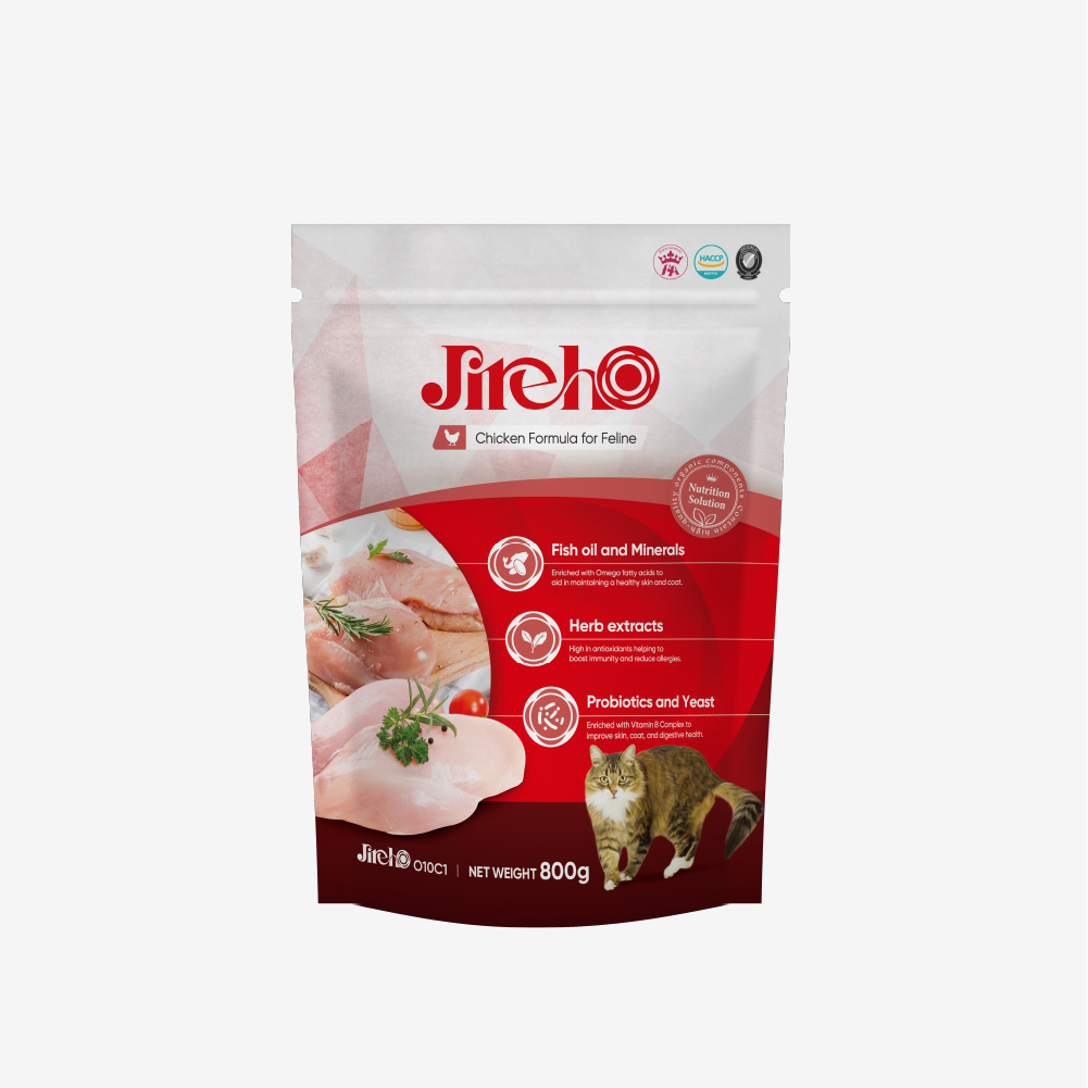 Thức ăn JirehO Thịt gà cho mèo