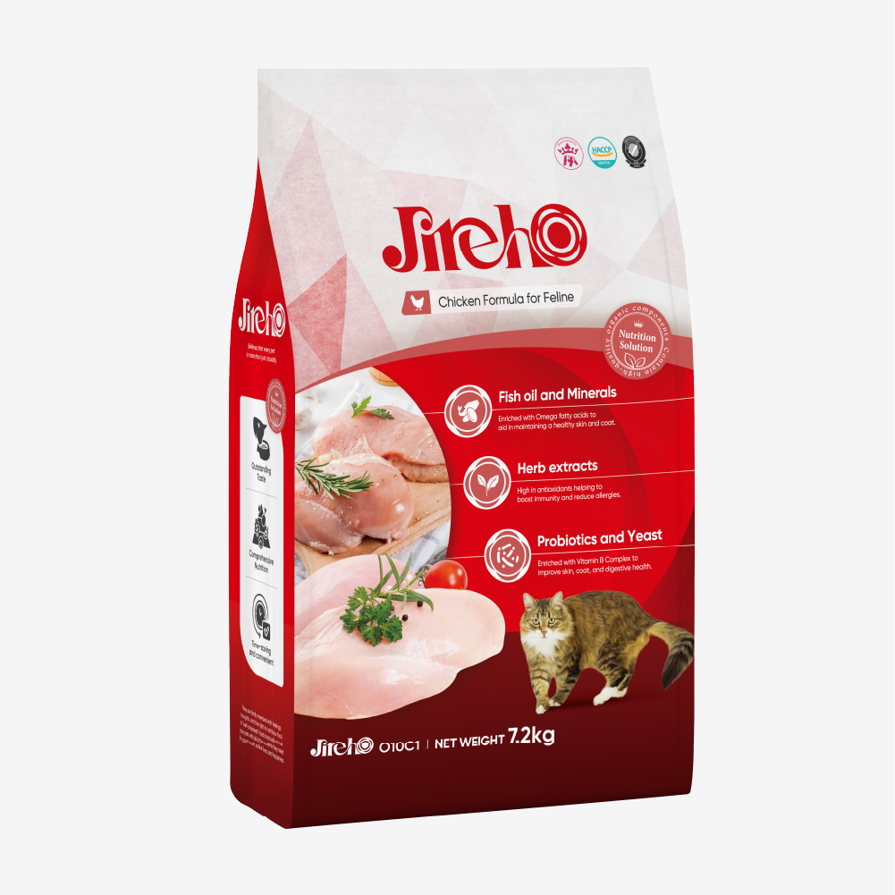 Thức ăn JirehO Thịt gà cho mèo