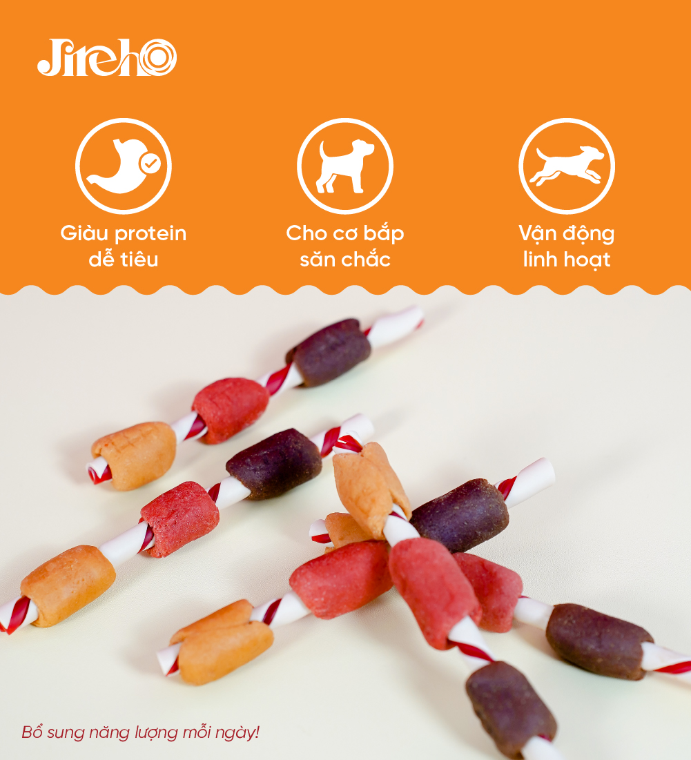 Thịt xiên que 3 vị: Gà, Vịt, Heo