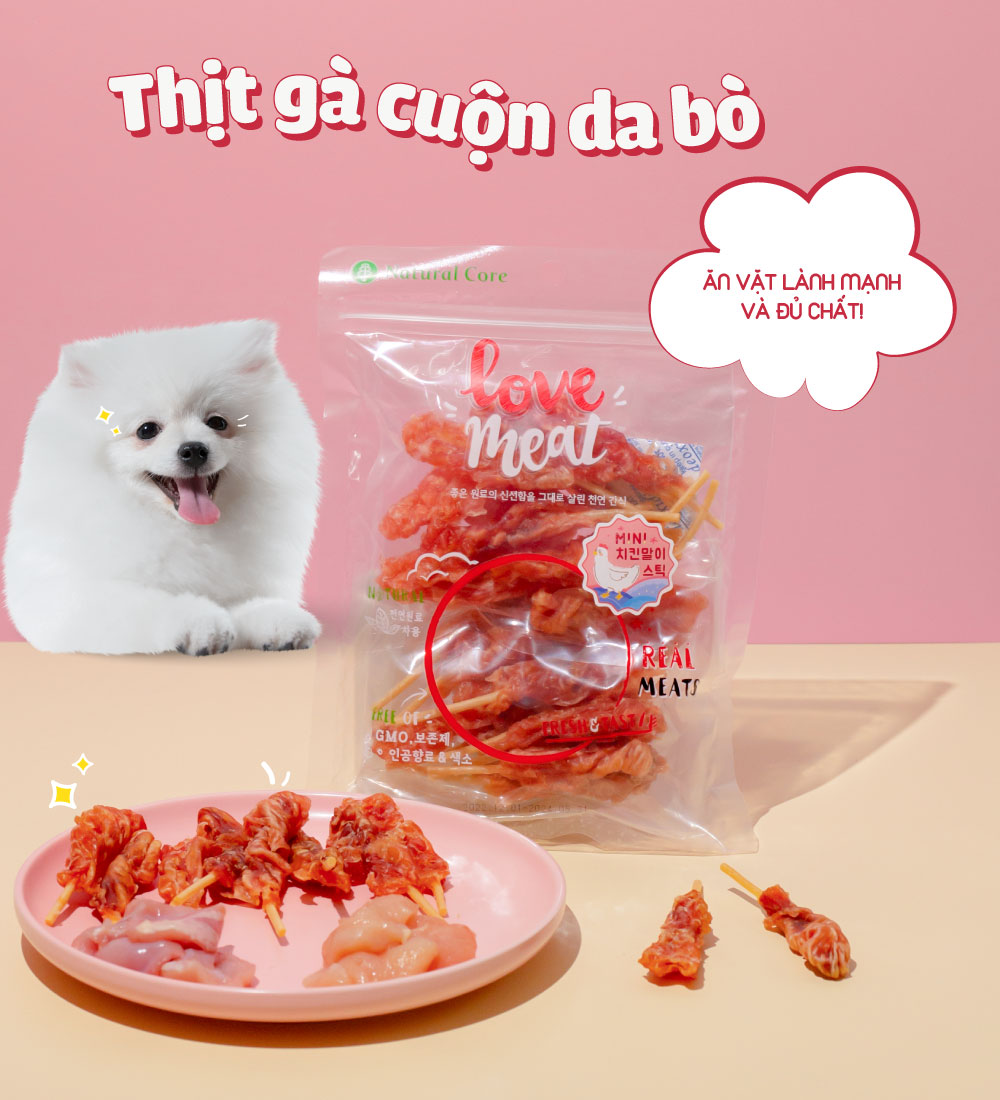 Thịt cuộn da bò