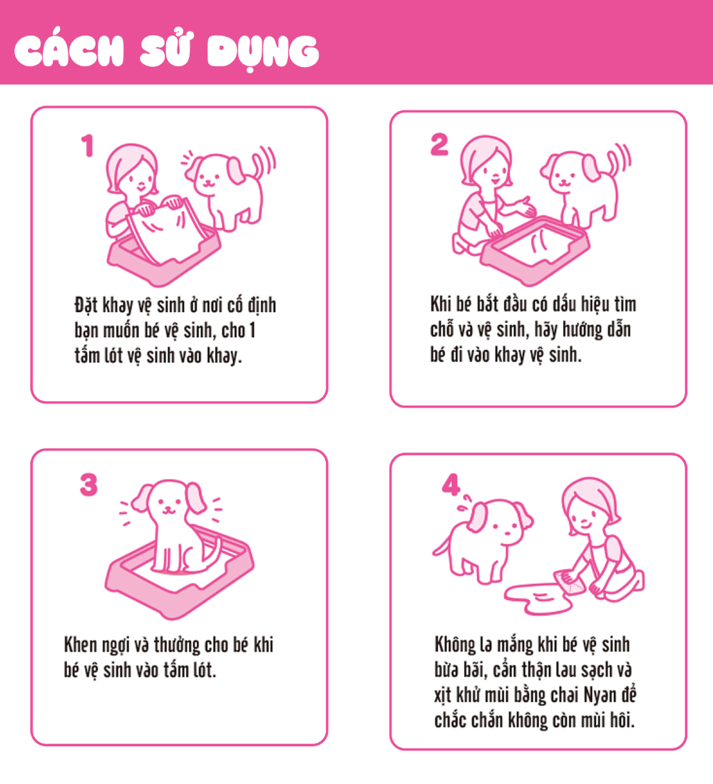Tấm lót vệ sinh siêu thấm khử mùi