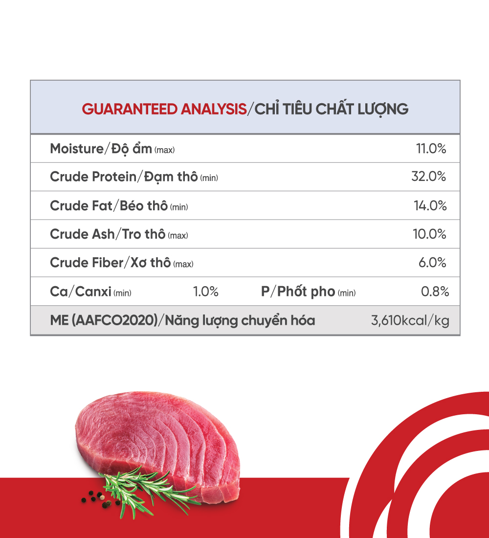 Thức ăn JirehO Cá ngừ cho mèo con