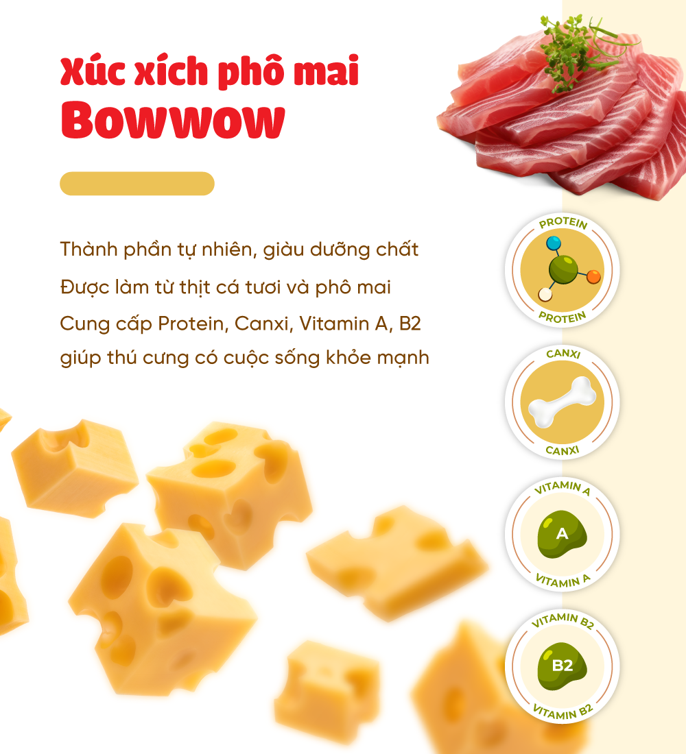 Xúc xích phô mai Bowwow