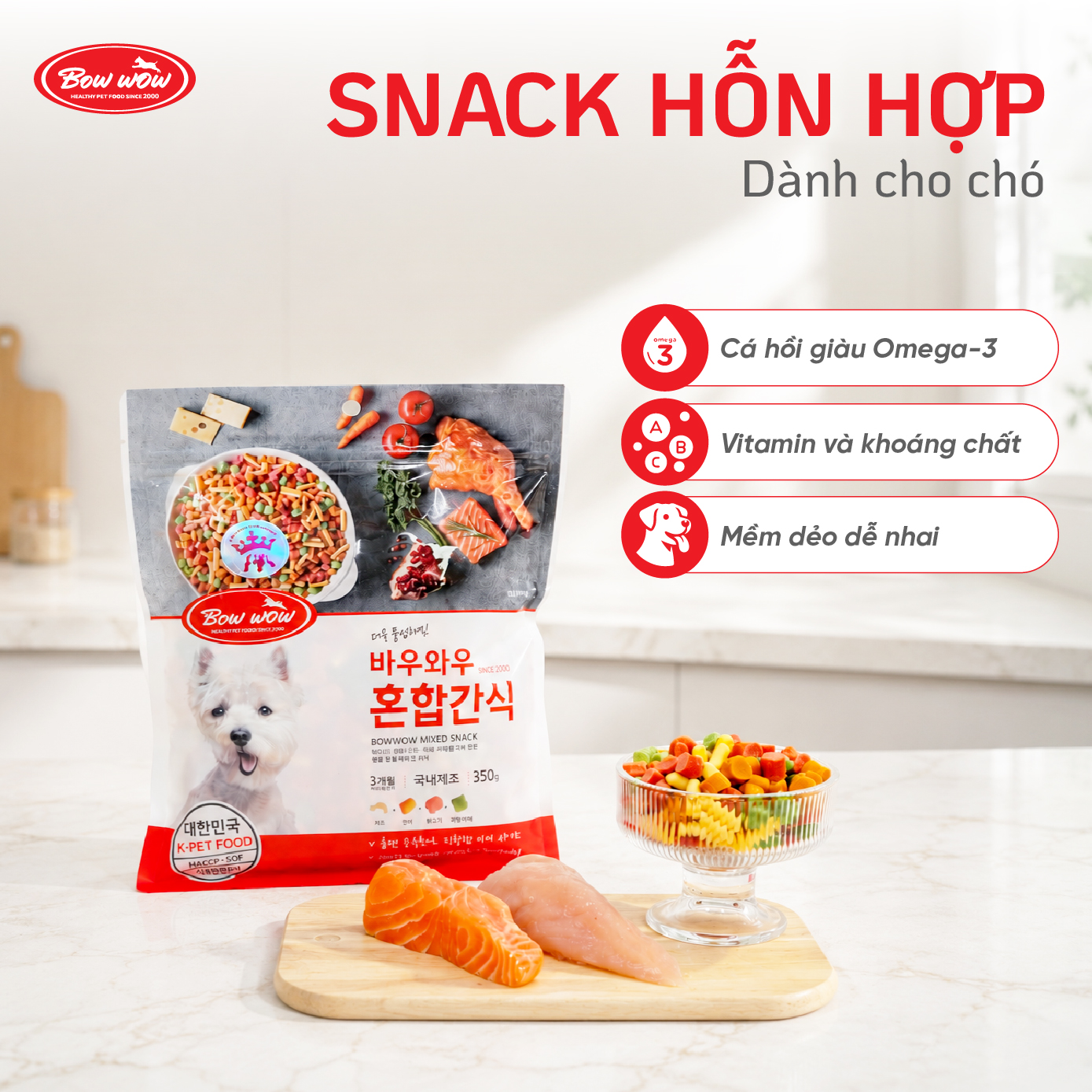 Snack hỗn hợp cho chó
