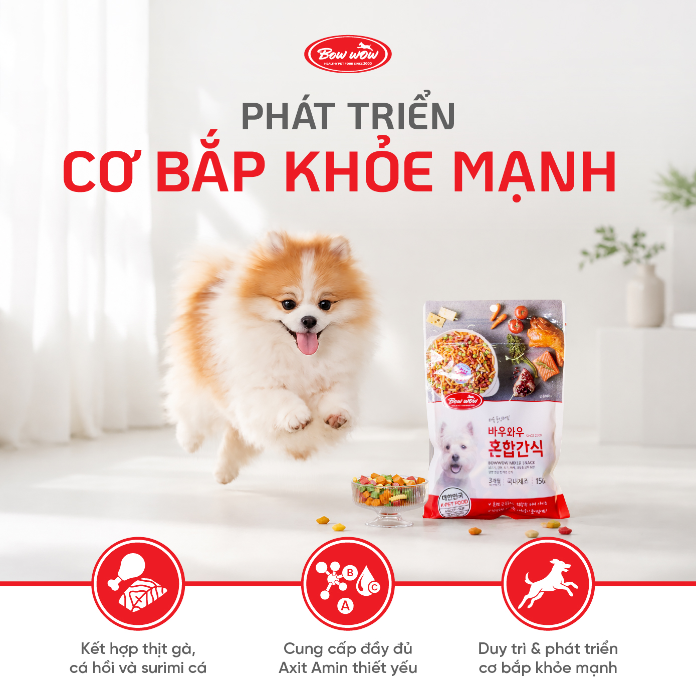 Snack hỗn hợp cho chó