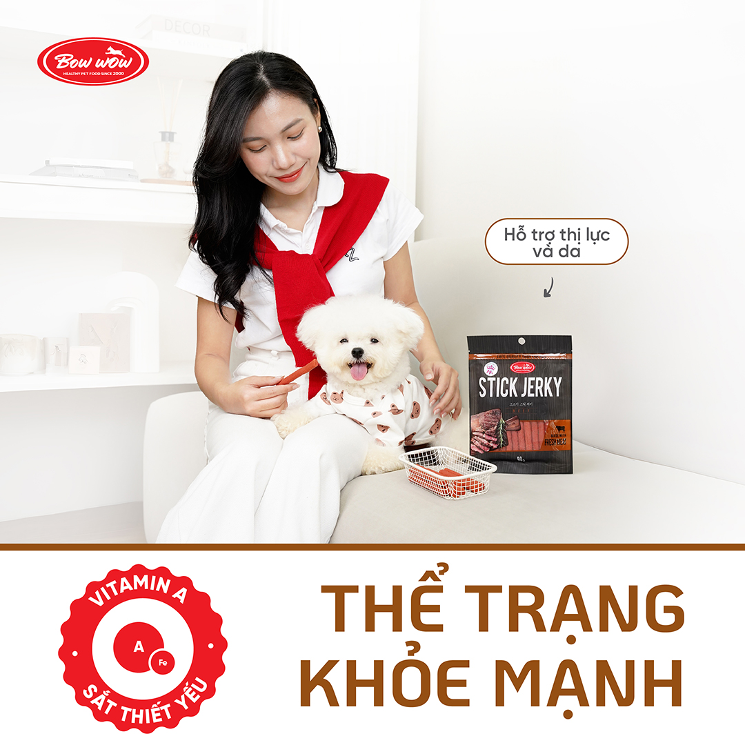 Thịt bò que cho chó