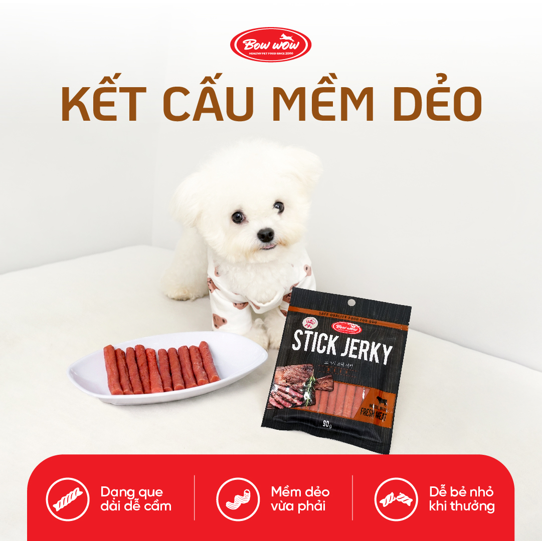 Thịt bò que cho chó
