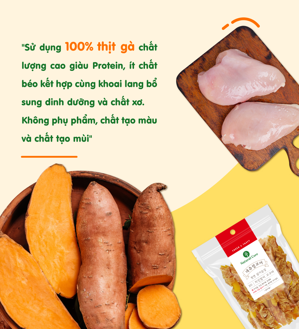 Thịt cuộn khoai lang