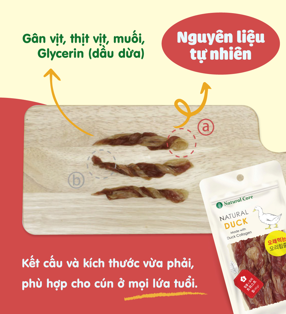 Thịt cuộn gân vịt