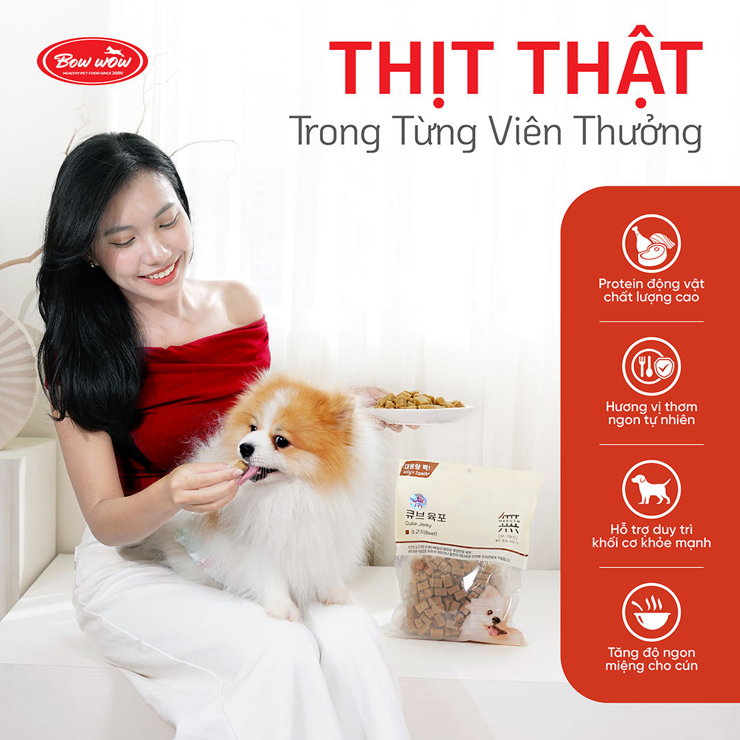 Thịt viên sấy mềm cho chó