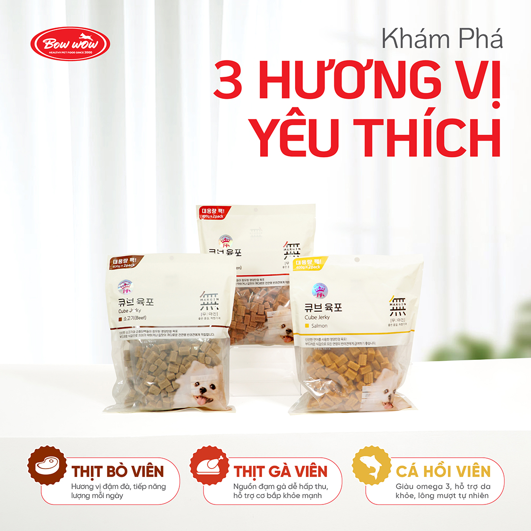 Thịt viên sấy mềm cho chó