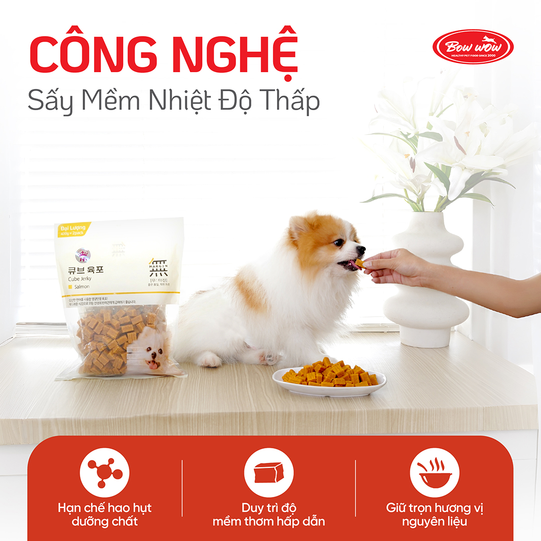 Thịt viên sấy mềm cho chó