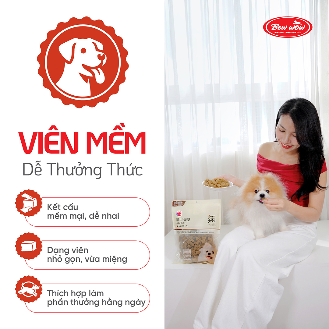 Thịt viên sấy mềm cho chó