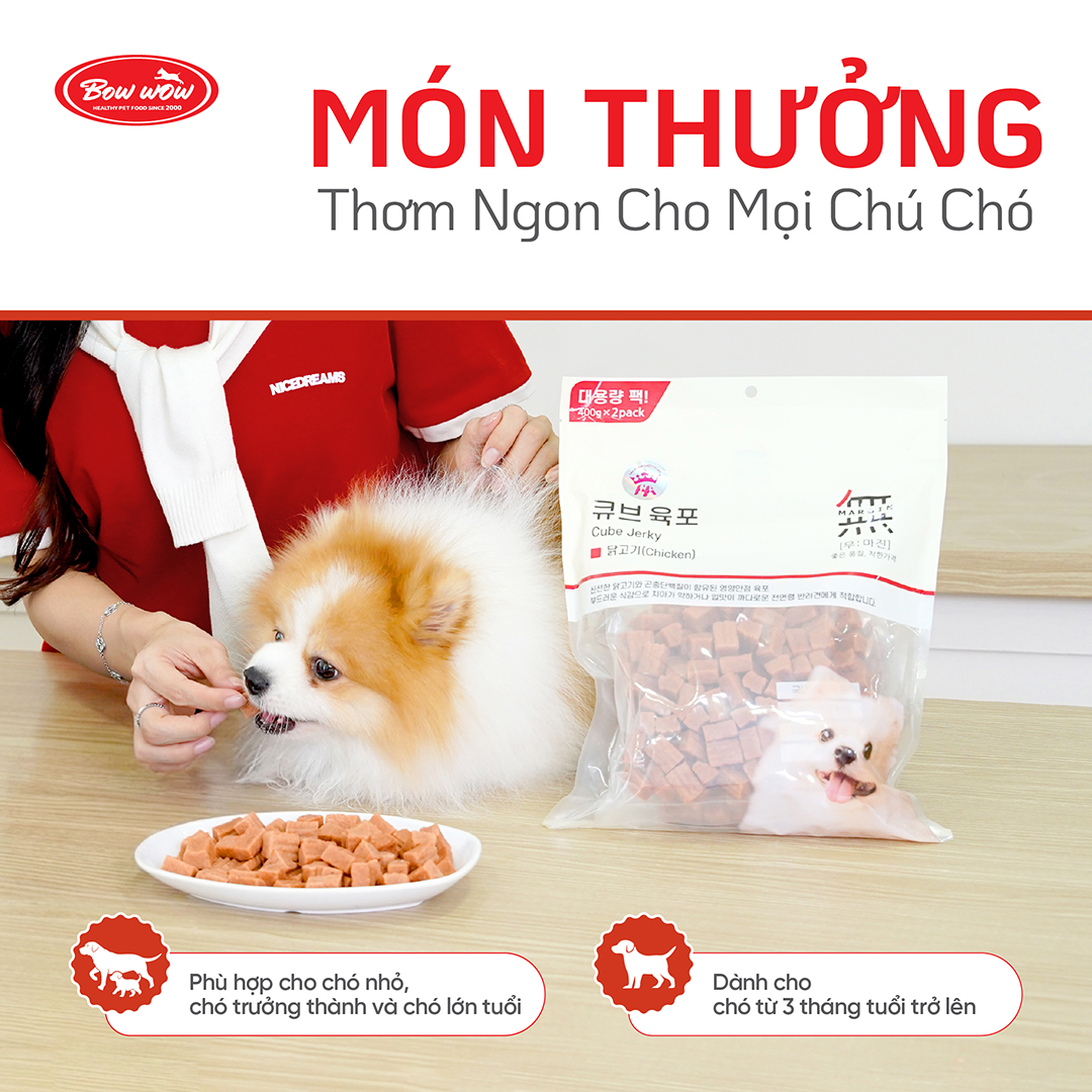 Thịt viên sấy mềm cho chó