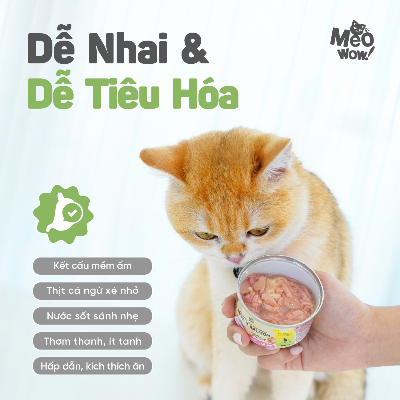 Thịt hộp cho mèo Tuna White Meat