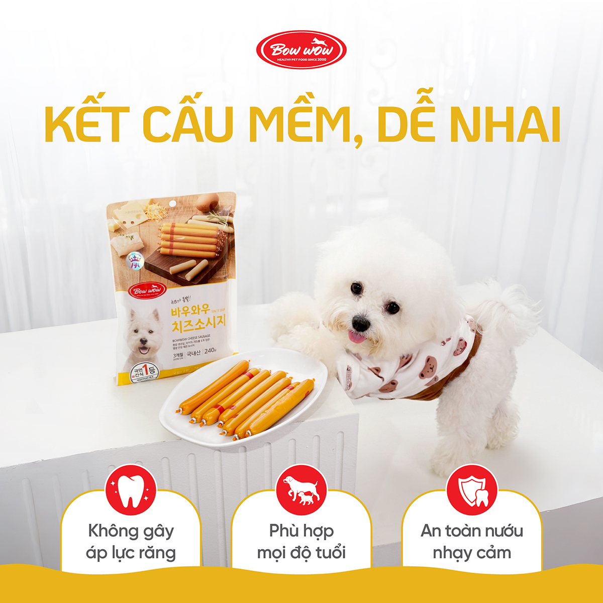 Xúc xích phô mai Bowwow