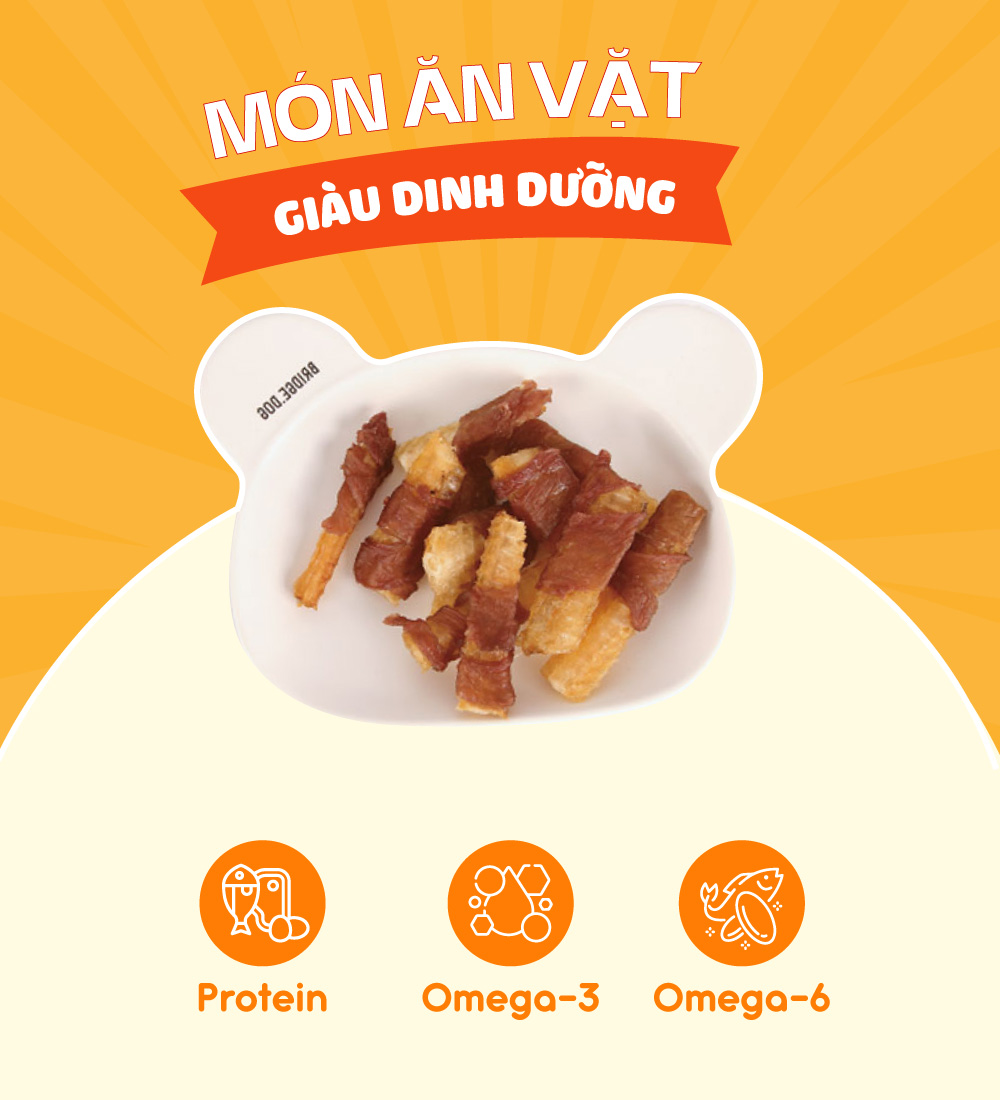 Thịt cuộn xương cá