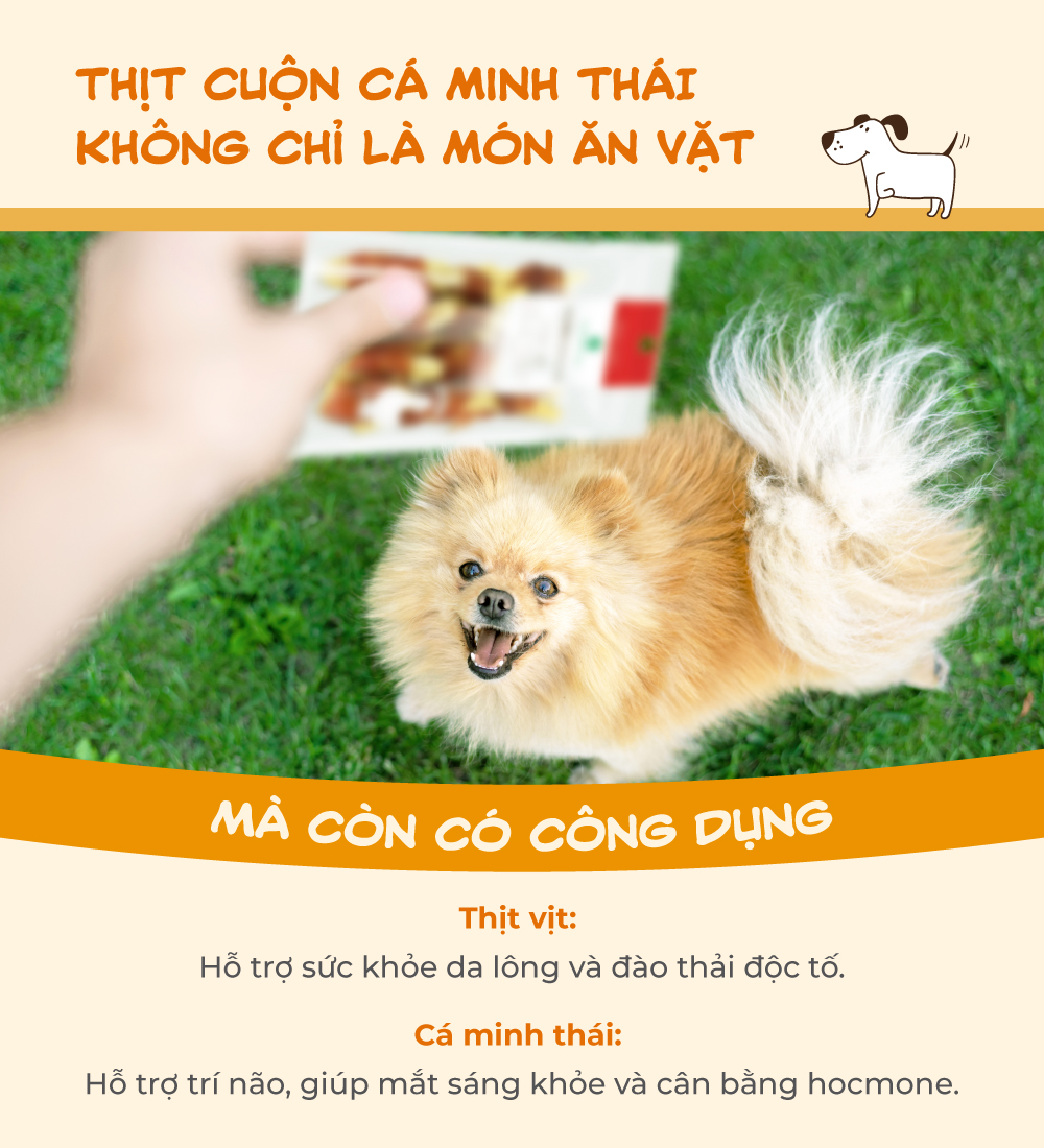 Thịt cuộn Cá minh thái