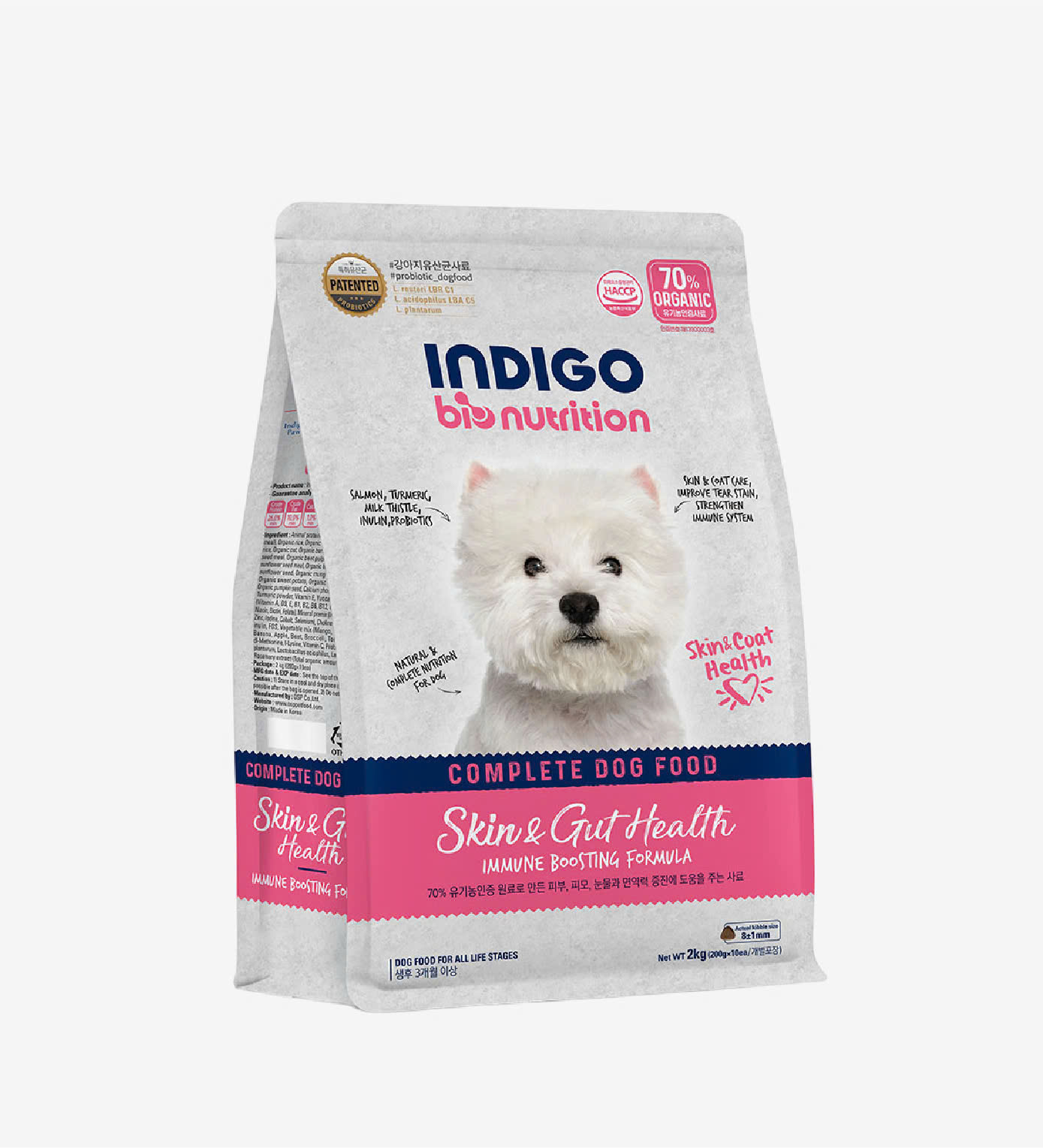 Thức ăn dinh dưỡng chức năng cho chó tăng cường sức khỏe da và tiêu hóa