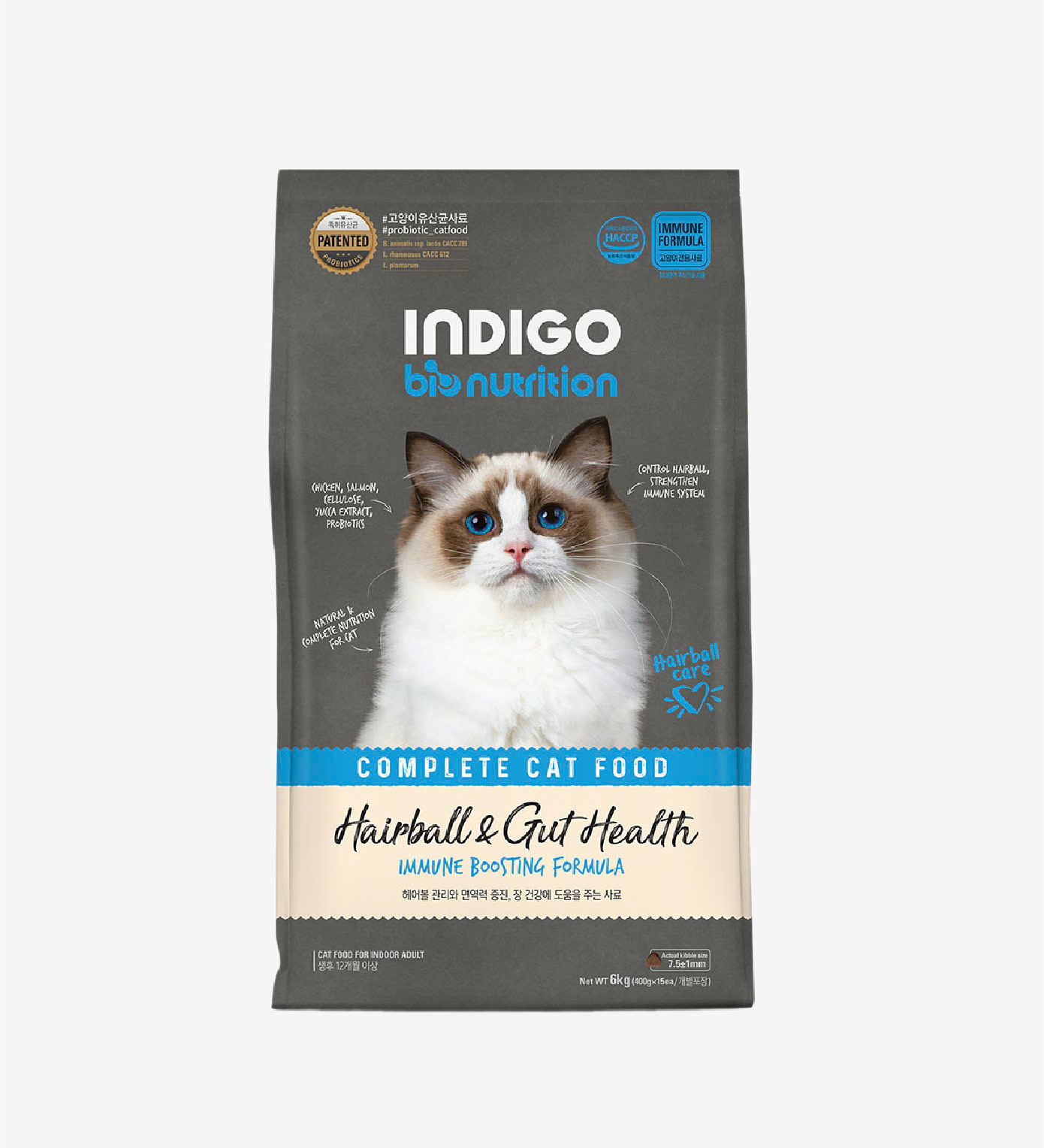 Thức ăn dinh dưỡng chức năng cho mèo kiểm soát búi lông và tăng cường sức khỏe tiêu hóa