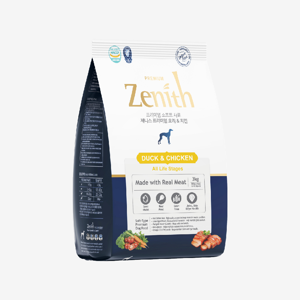 Thức ăn hạt mềm Zenith thịt vịt & gà cho chó mọi lứa tuổi