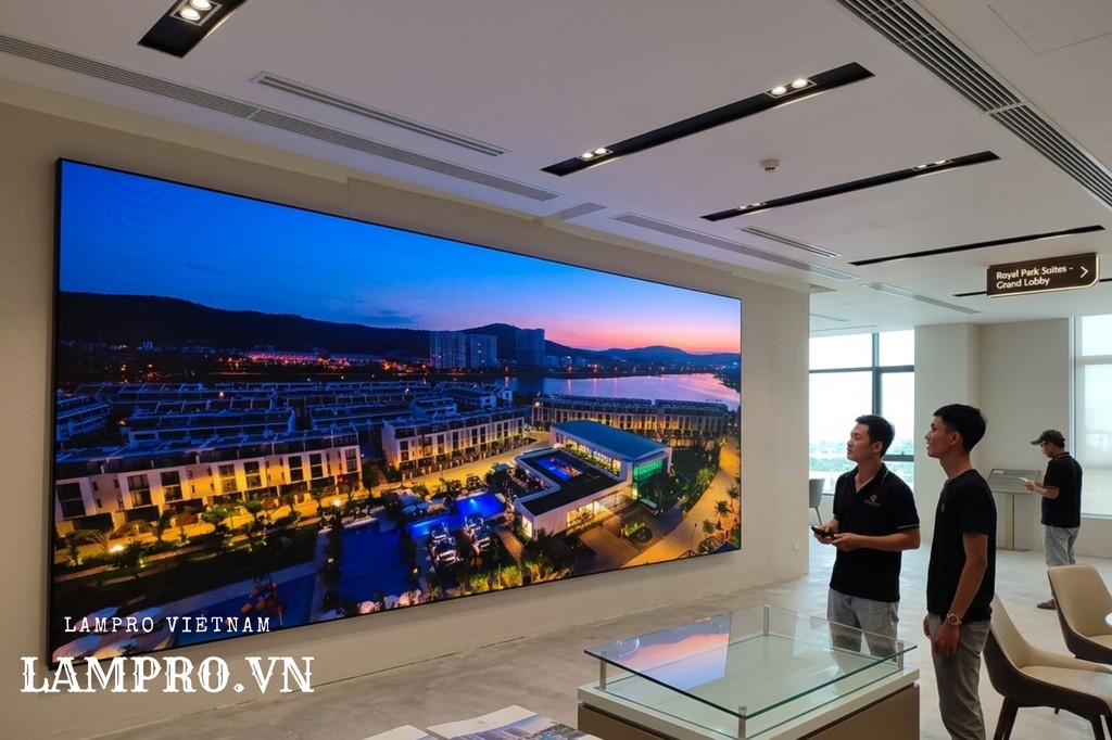Màn hình LED AV Master Group P1.5 tại Gallery BĐS BIM Group TP.HCM – Giải pháp hiển thị siêu nét cho dự án cao cấp