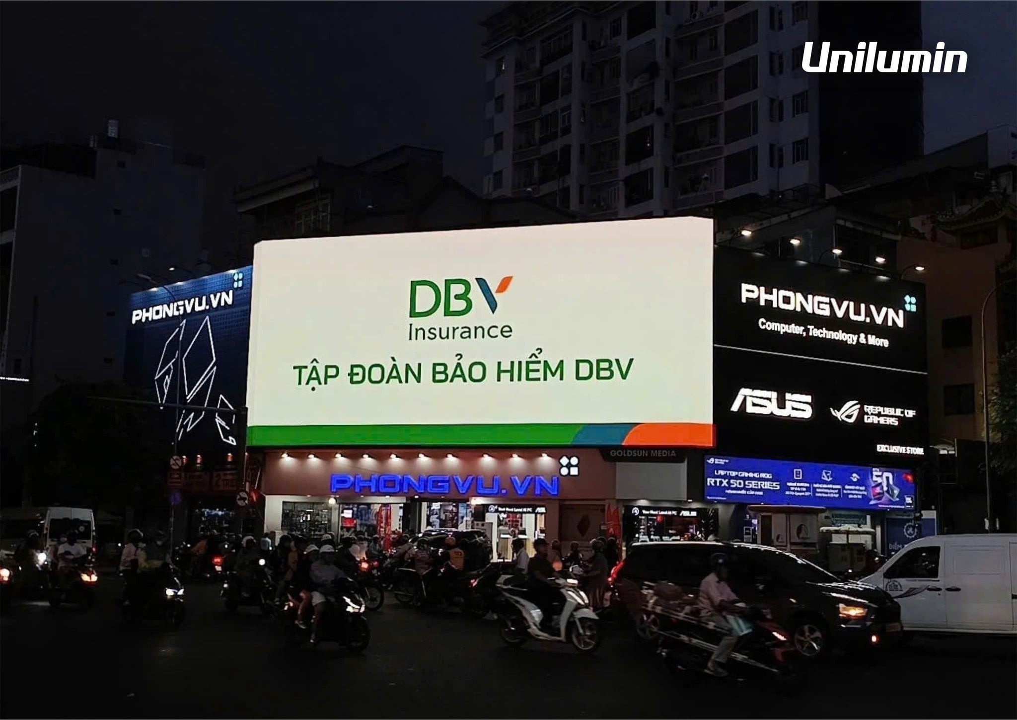 Màn hình LED Unilumin Goldsun