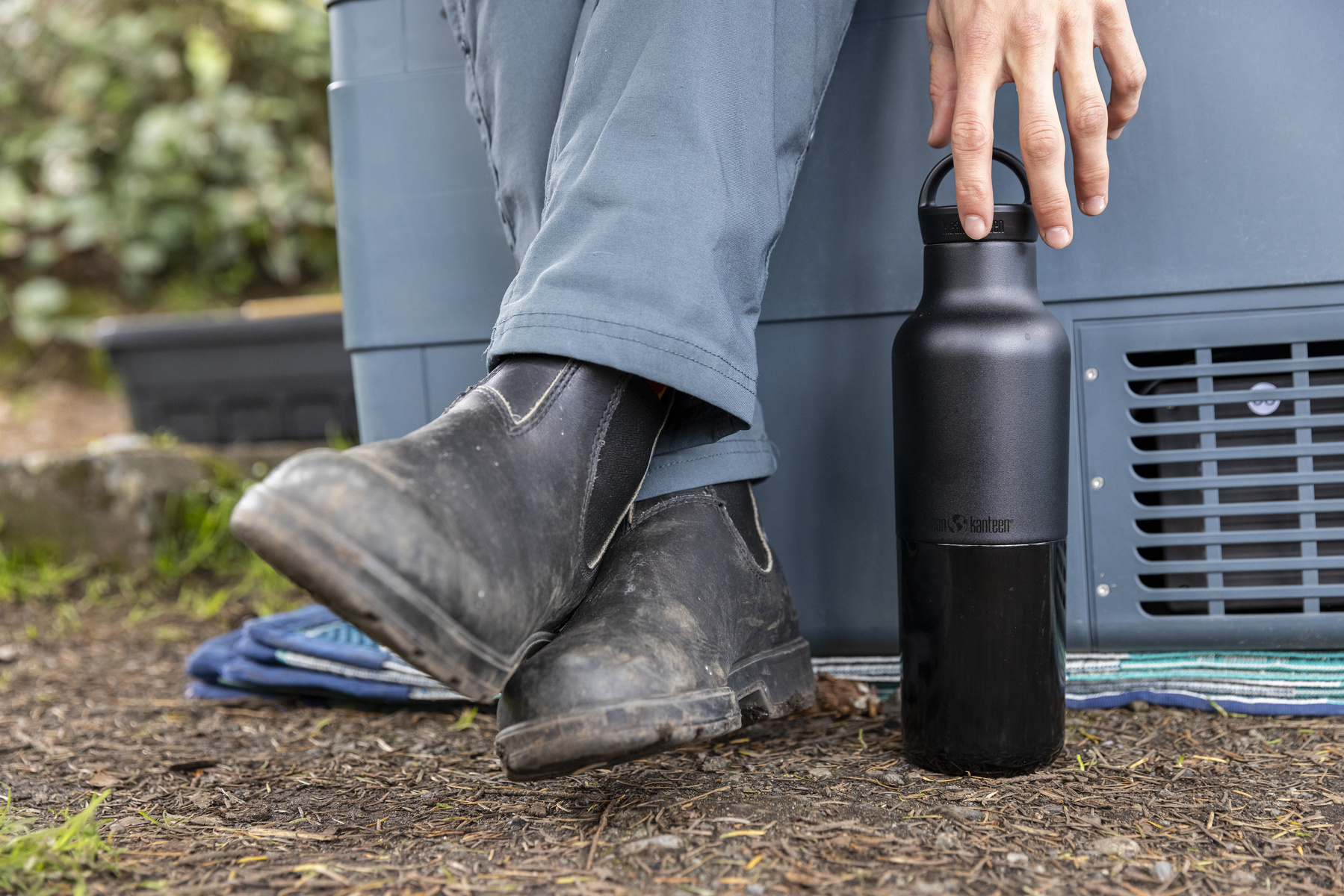 Bình Giữ Nhiệt Klean Kanteen Rise Classic 20oz 592ml Nắp Quai Arch Loop Cap, Inox 18/8 Chính Hãng