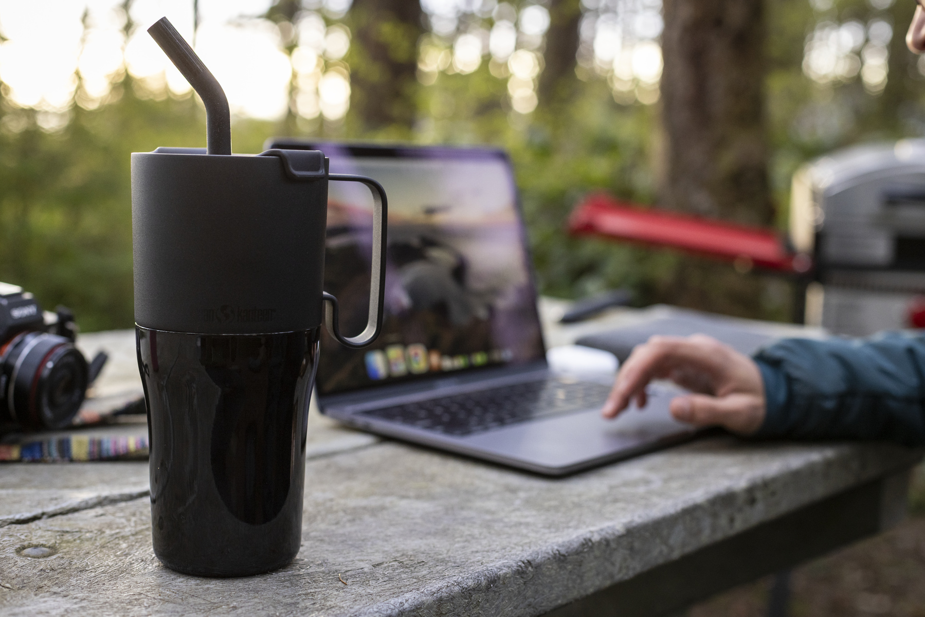 Ly Giữ Nhiệt Klean Kanteen Rise Tumbler 26oz 768ml Nắp Ống Hút Flip Straw Lid, Inox 18/8 Chính Hãng
