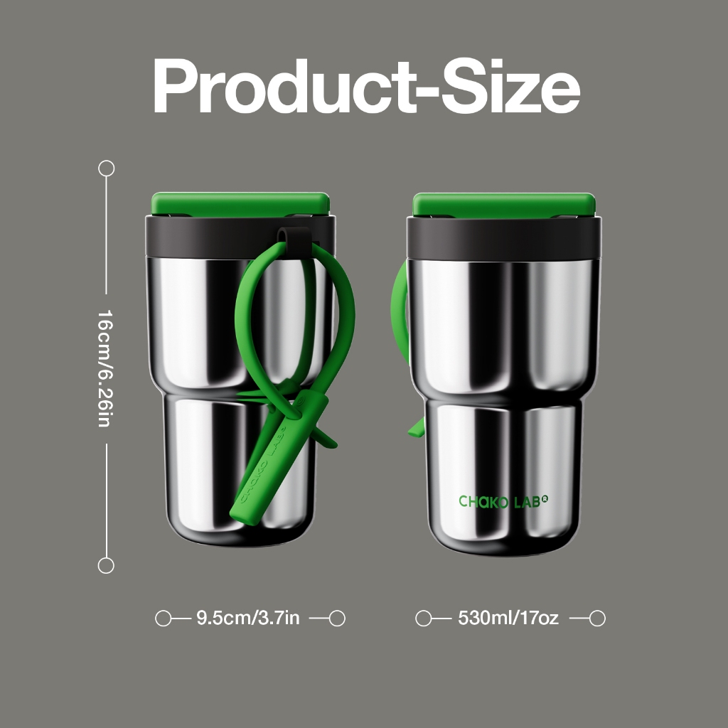 Bình Giữ Nhiệt Chako Lab Twist 530ml