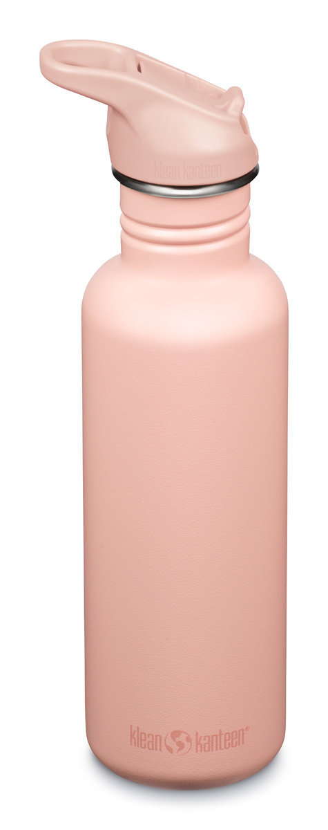 Bình Nước Inox Klean Kanteen Classic 27oz 800ml Nắp Thể Thao Flip Seal Sport Cap, Inox 18/8 Chính Hãng