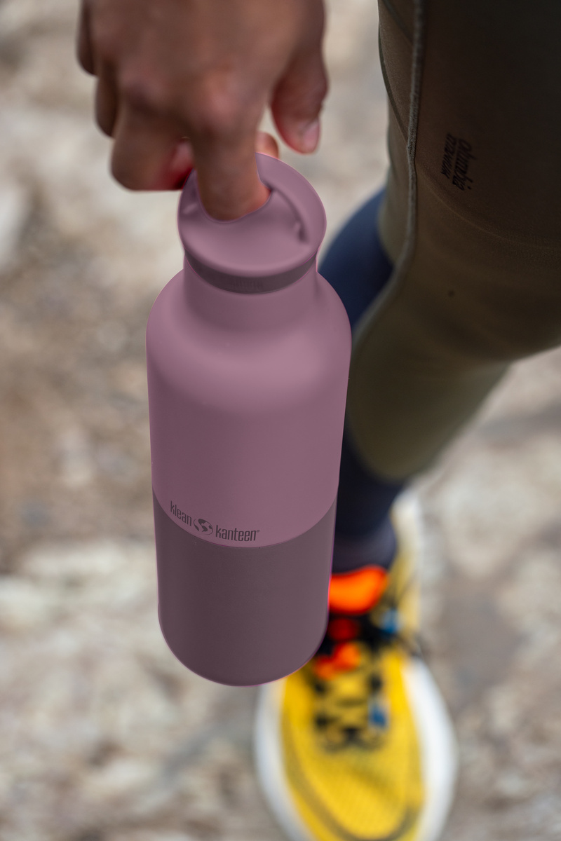 Bình Giữ Nhiệt Klean Kanteen Rise Classic 20oz 592ml Nắp Quai Arch Loop Cap, Inox 18/8 Chính Hãng