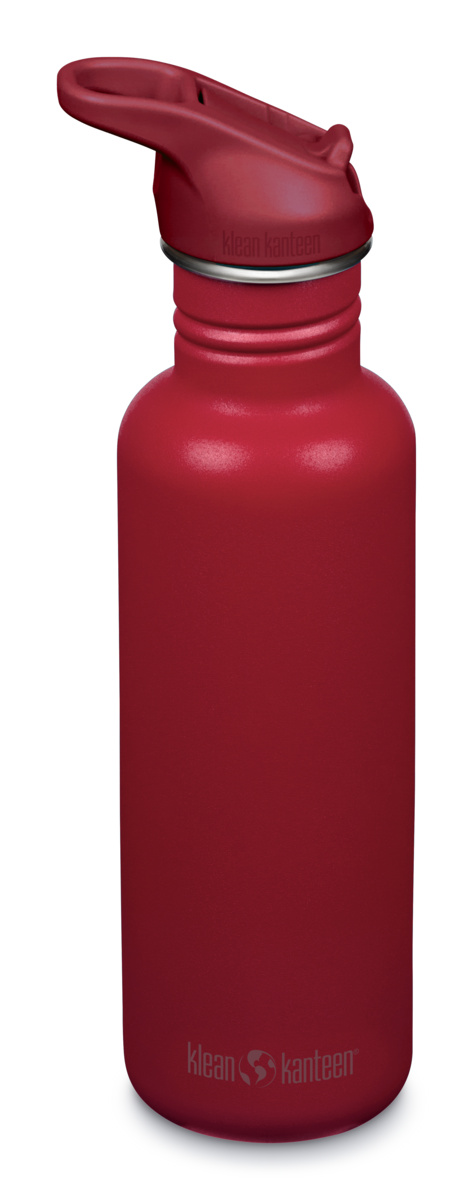 Bình Nước Inox Klean Kanteen Classic 27oz 800ml Nắp Thể Thao Flip Seal Sport Cap, Inox 18/8 Chính Hãng