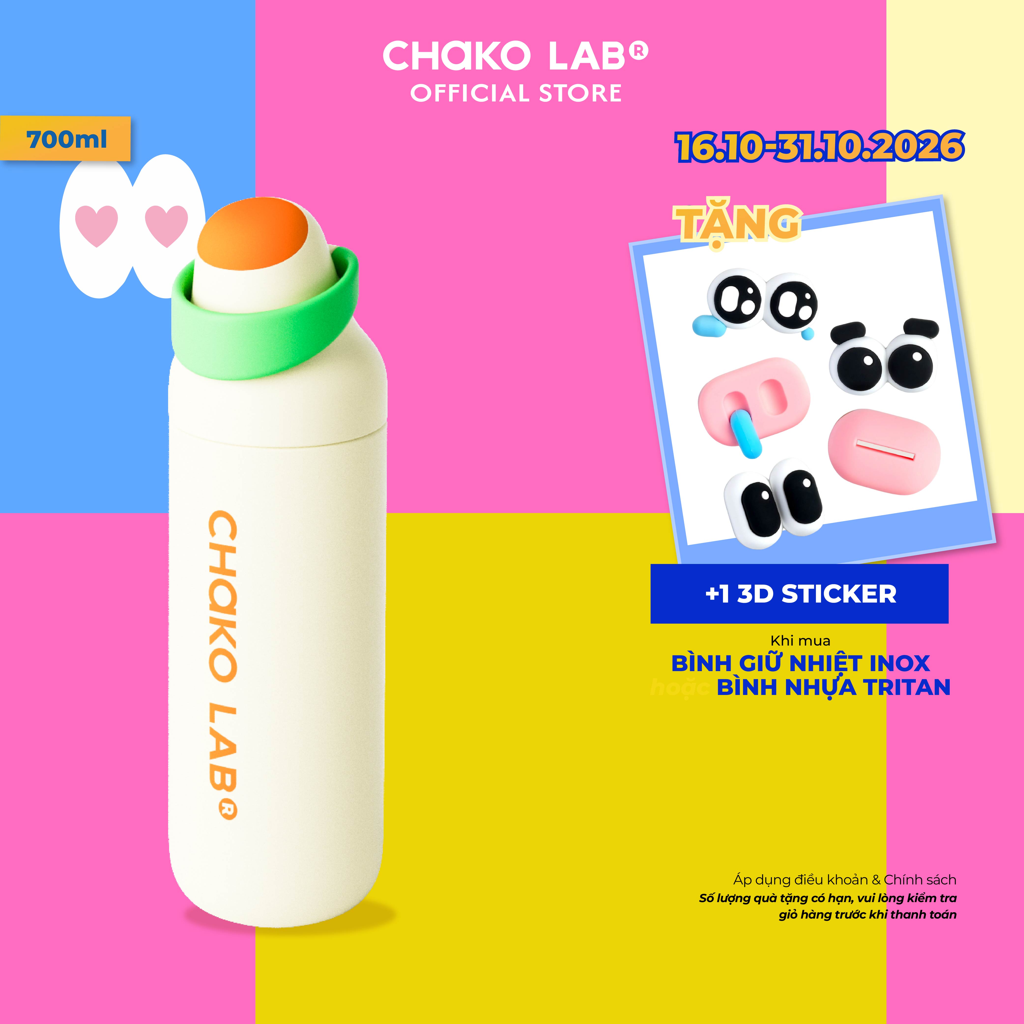 Bình Giữ Nhiệt Inox 316 Chako Lab Kada 700ml