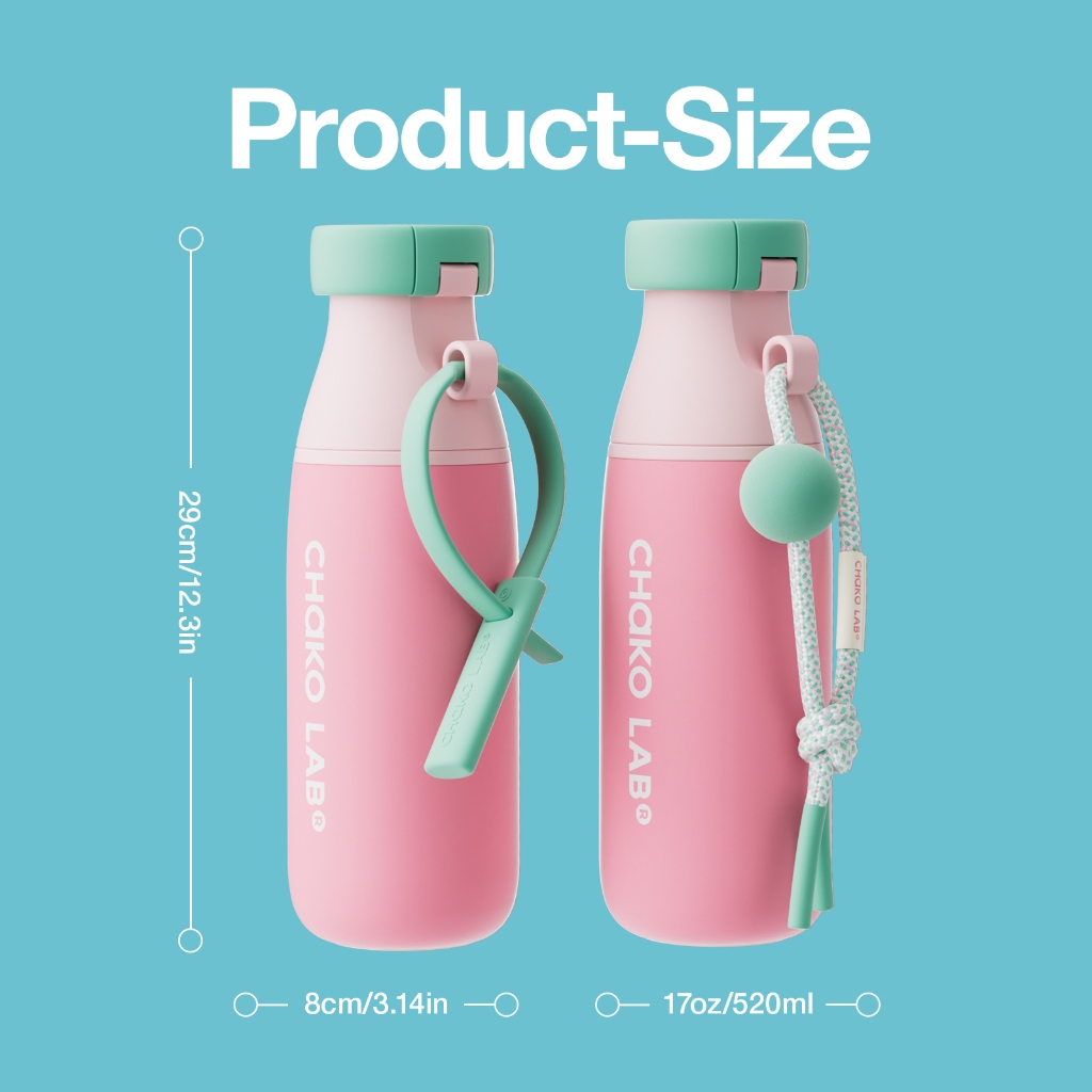 Bình Giữ Nhiệt Chako Lab Milk Mate 520ml Phủ Men Sứ