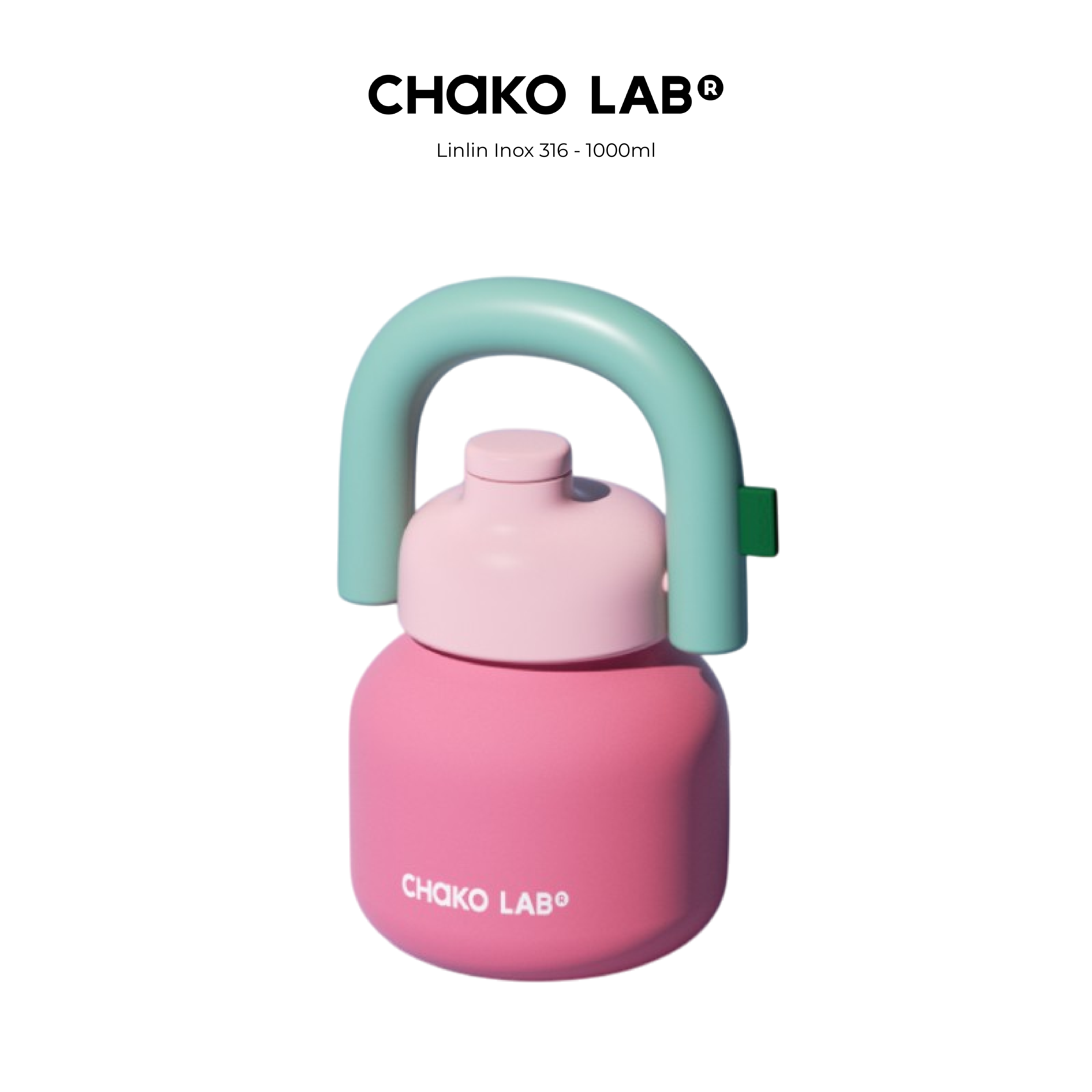 Bình Giữ Nhiệt Thời Trang Inox 316 Chako Lab Lin Lin 1000ml