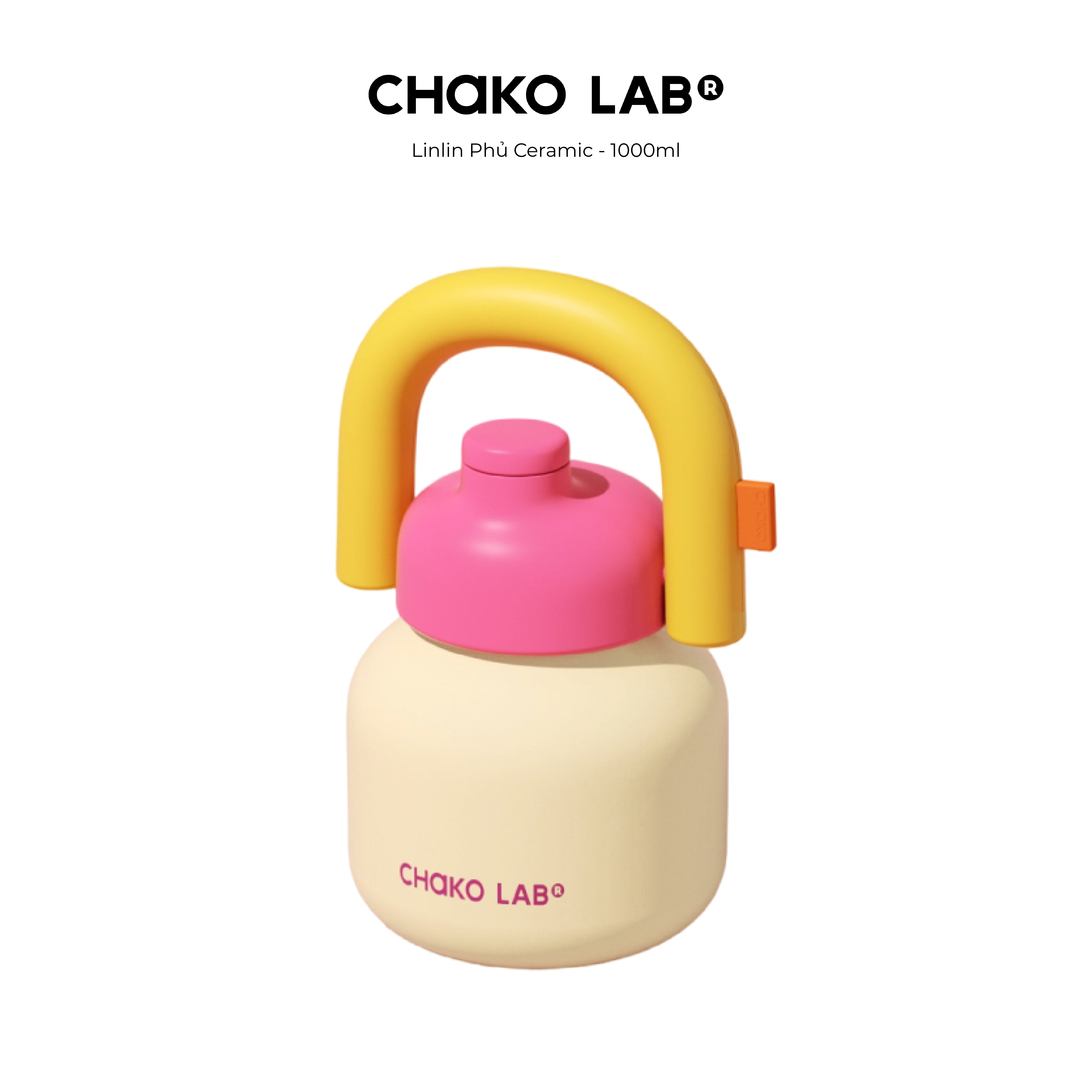 Bình Giữ Nhiệt Tráng Men Lin Lin ChakoLab® 1000ml