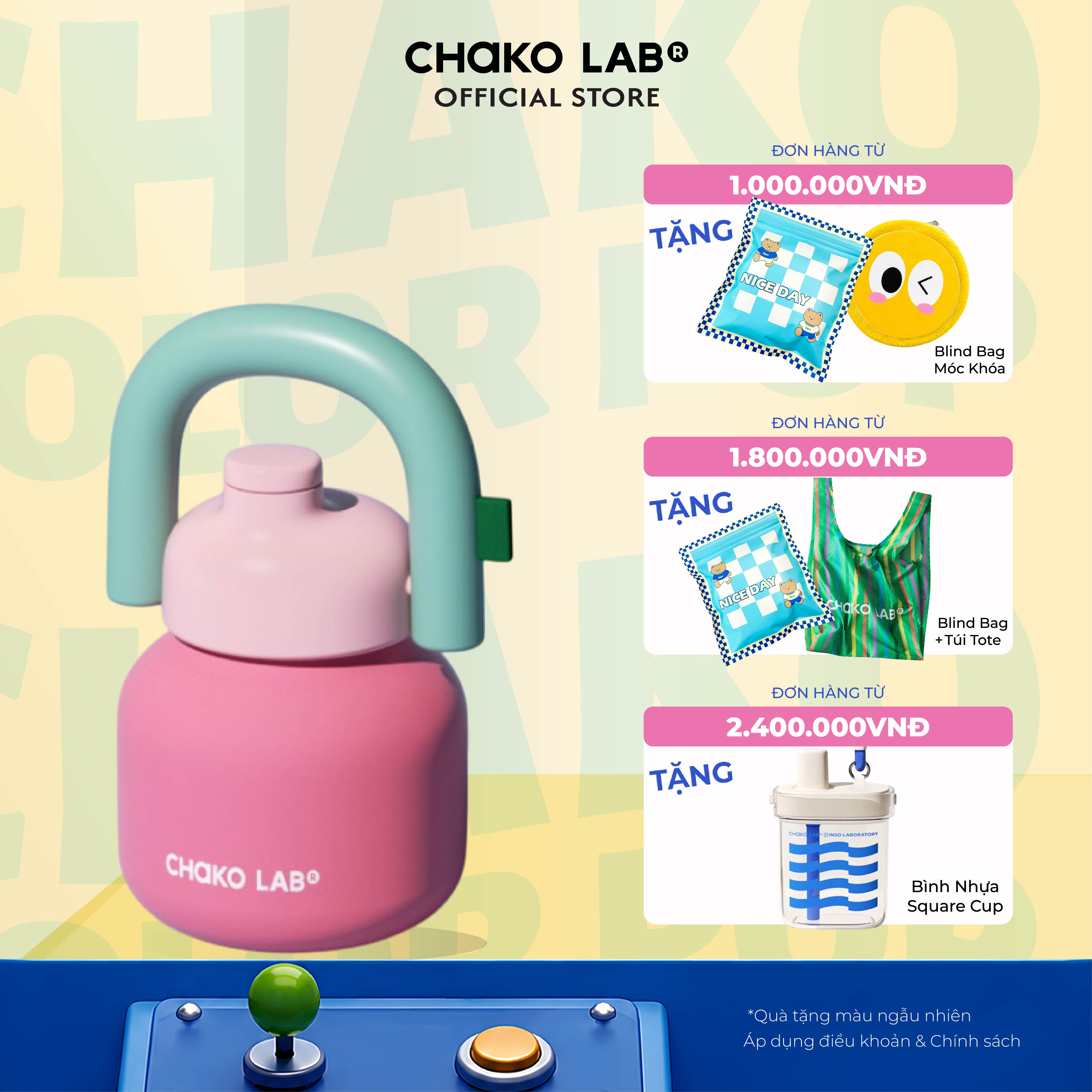Bình Giữ Nhiệt Thời Trang Inox 316 Chako Lab Lin Lin 1000ml
