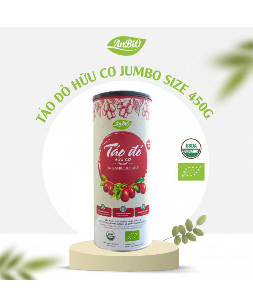 Táo đỏ hữu cơ size đại AnBiO 450g [9-11 quả/100g]