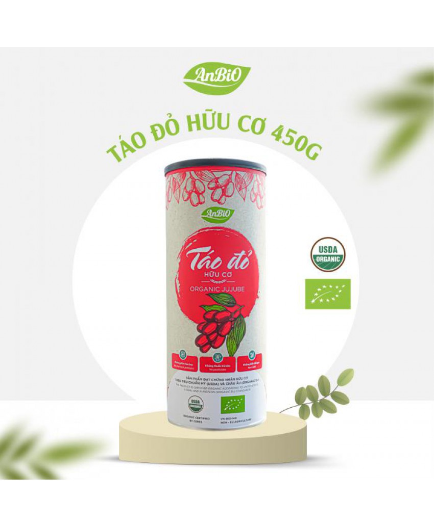Táo đỏ hữu cơ AnBiO 450g
