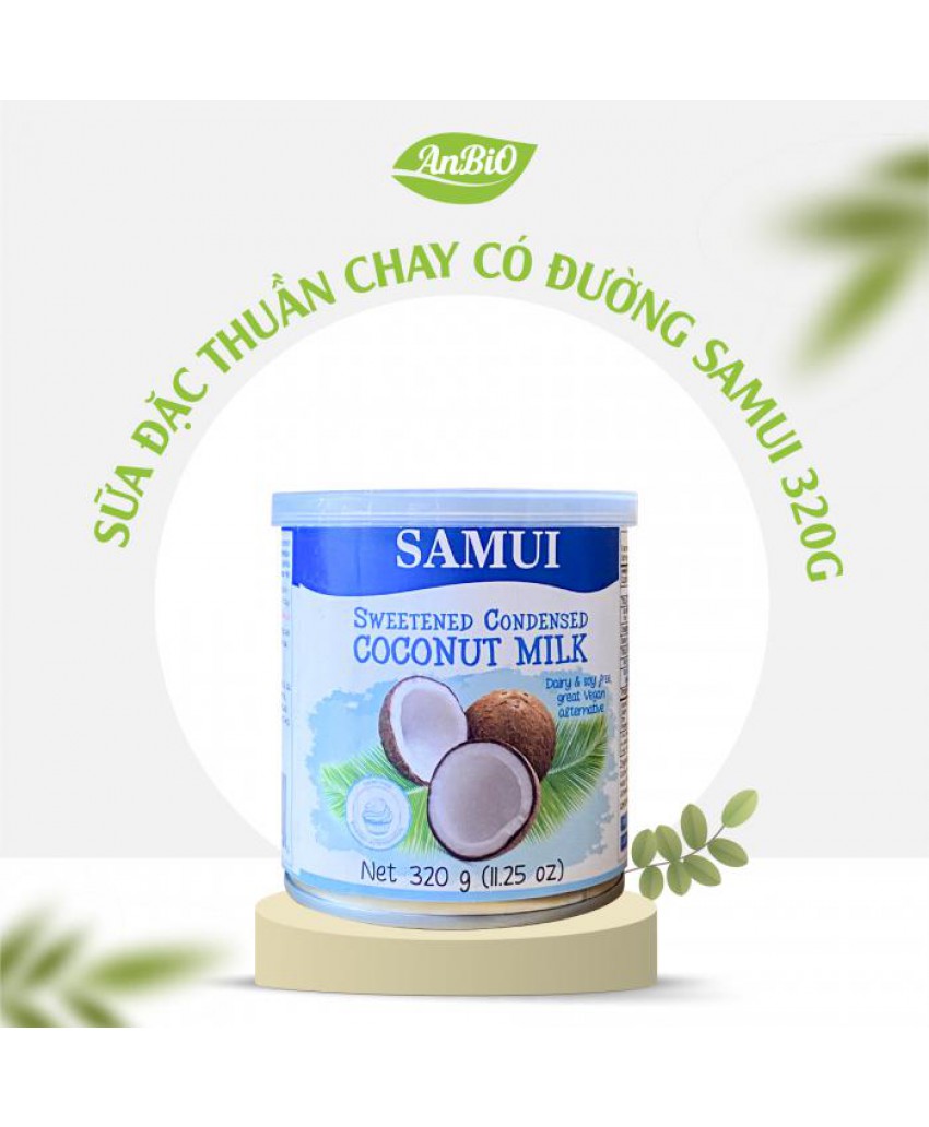 Sữa đặc thuần chay có đường SAMUI 320g