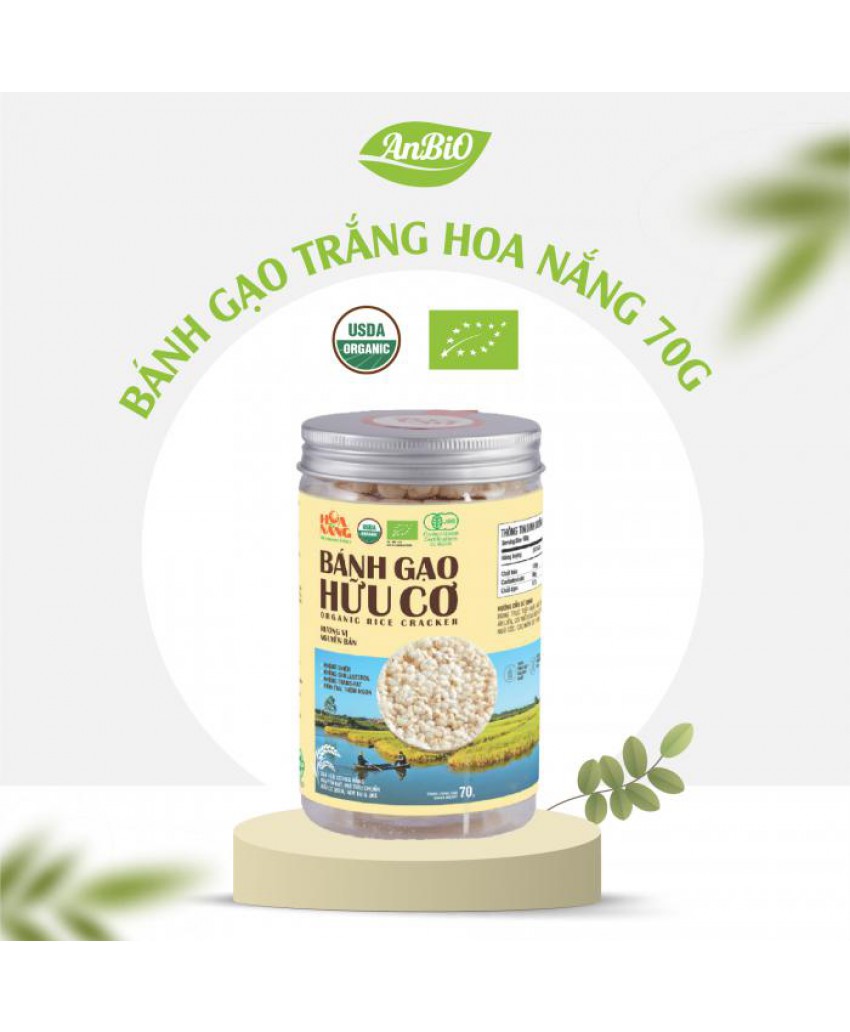 Bánh gạo trắng Hoa nắng 70g