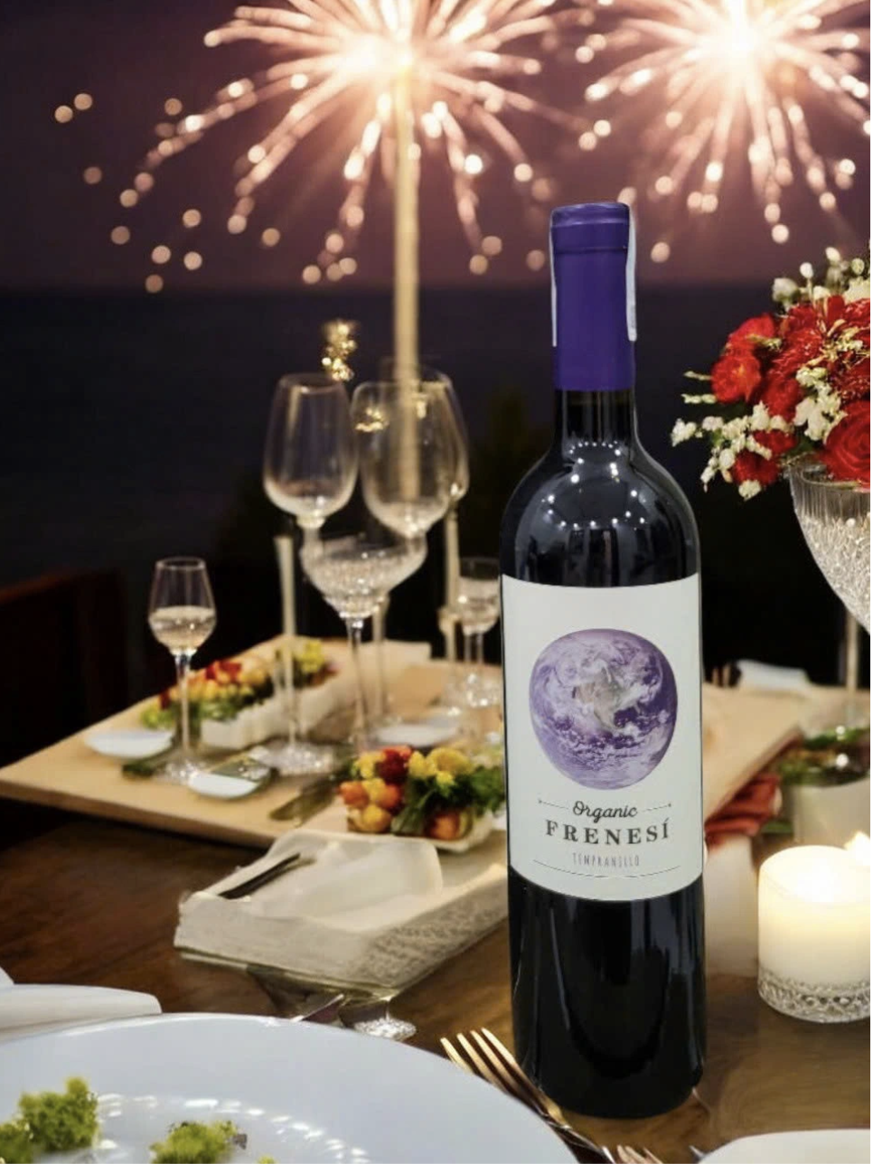 Rượu vang đỏ Organic Tempranillo "Frenesi" 750ml (Tím)