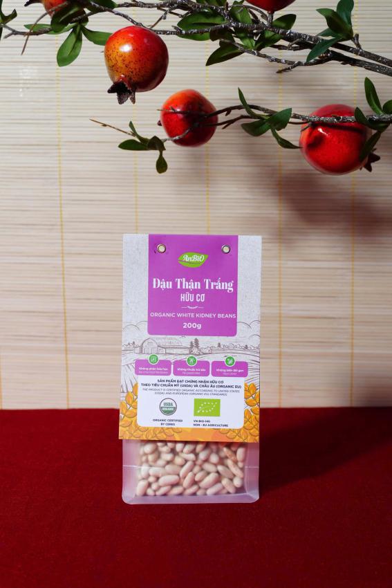 Đậu trắng kidney hữu cơ Anbio 200g