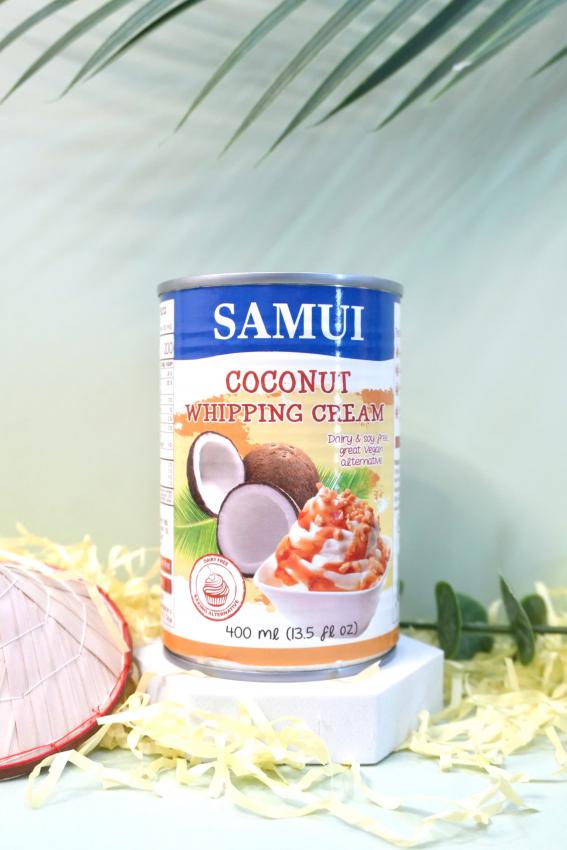 Kem tươi thuần chay từ dừa Samui - COCONUT WHIPPING CREAM 400ml