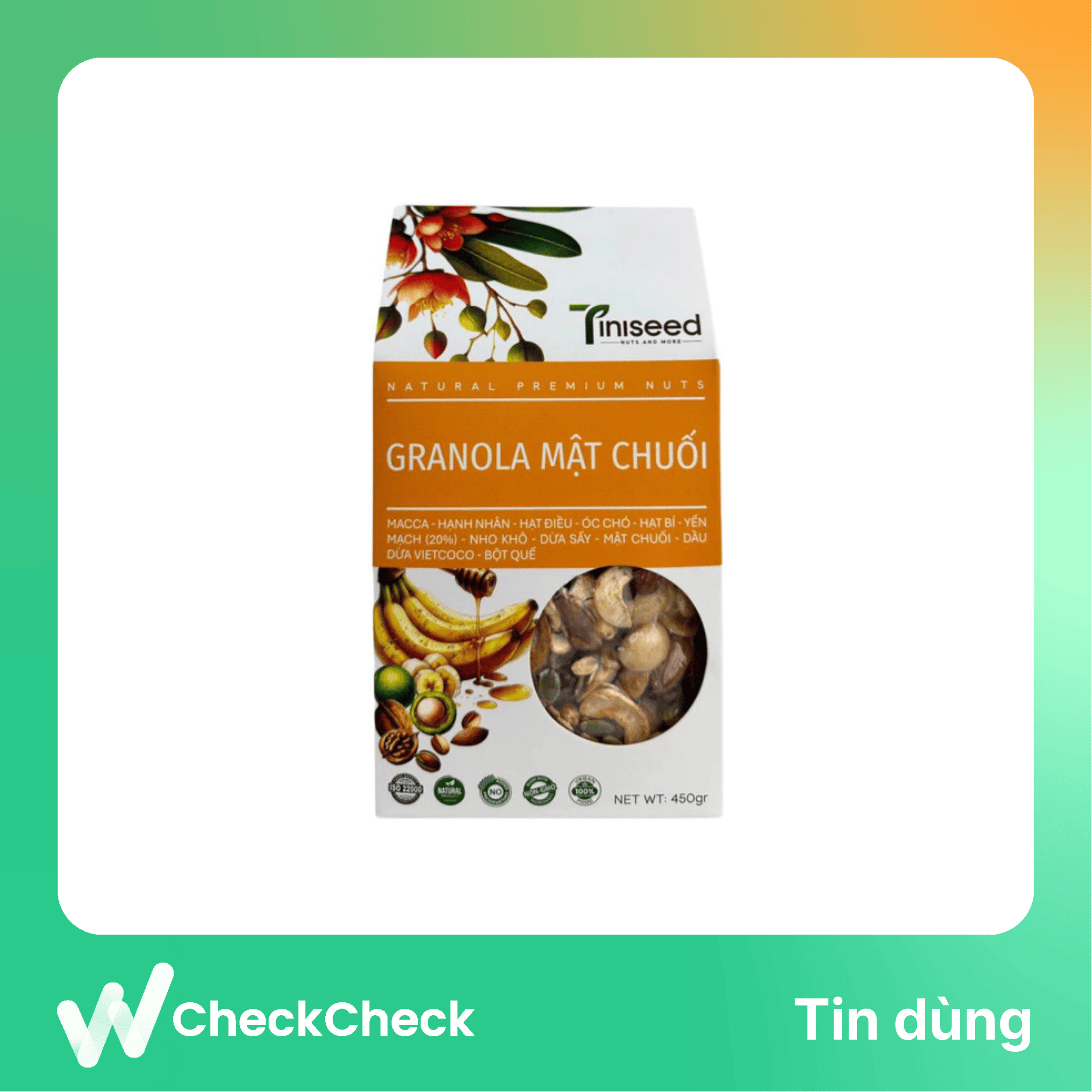 Granola Mật Chuối gói 400gr